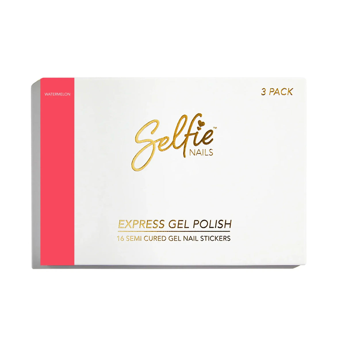 Selfie Nails Express Gel Polish Strips Watermelon shade