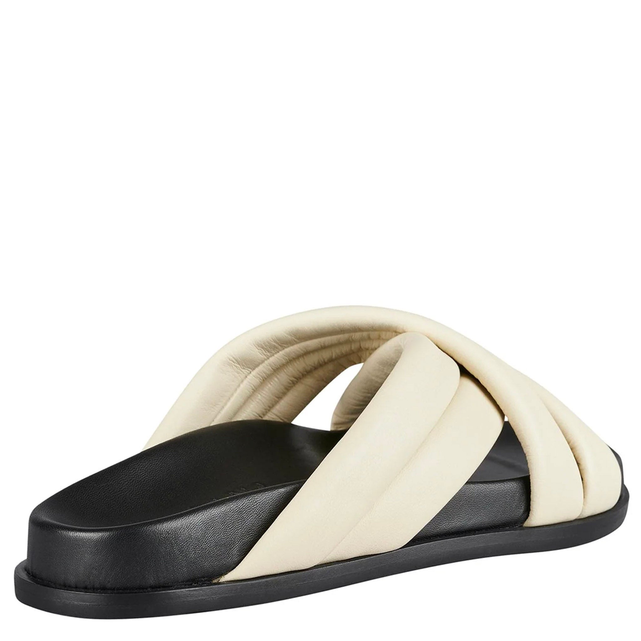 Sol Sana Coast Footbed Leather Sandals  - Off White