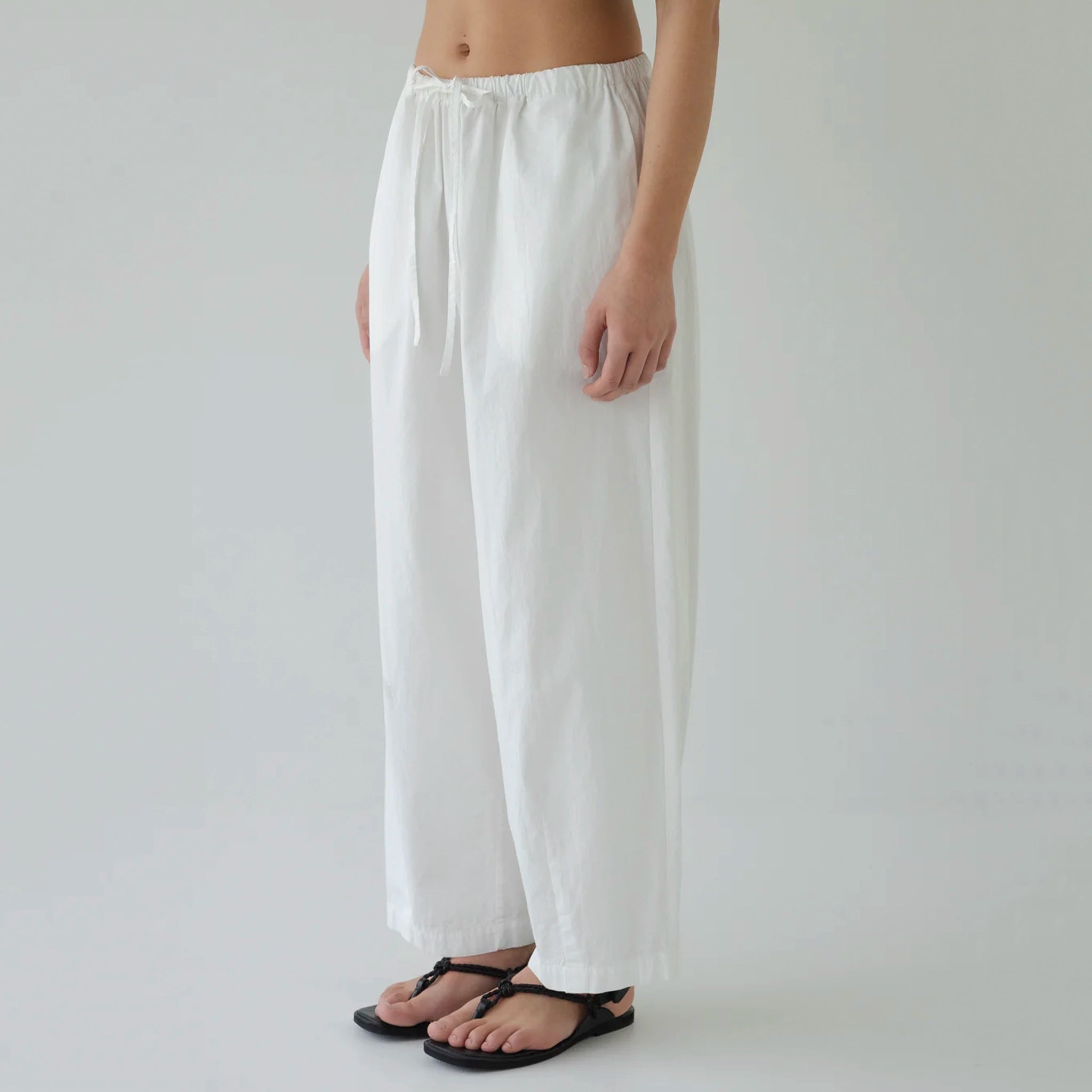 Sophie Effortless Pants - Chalk