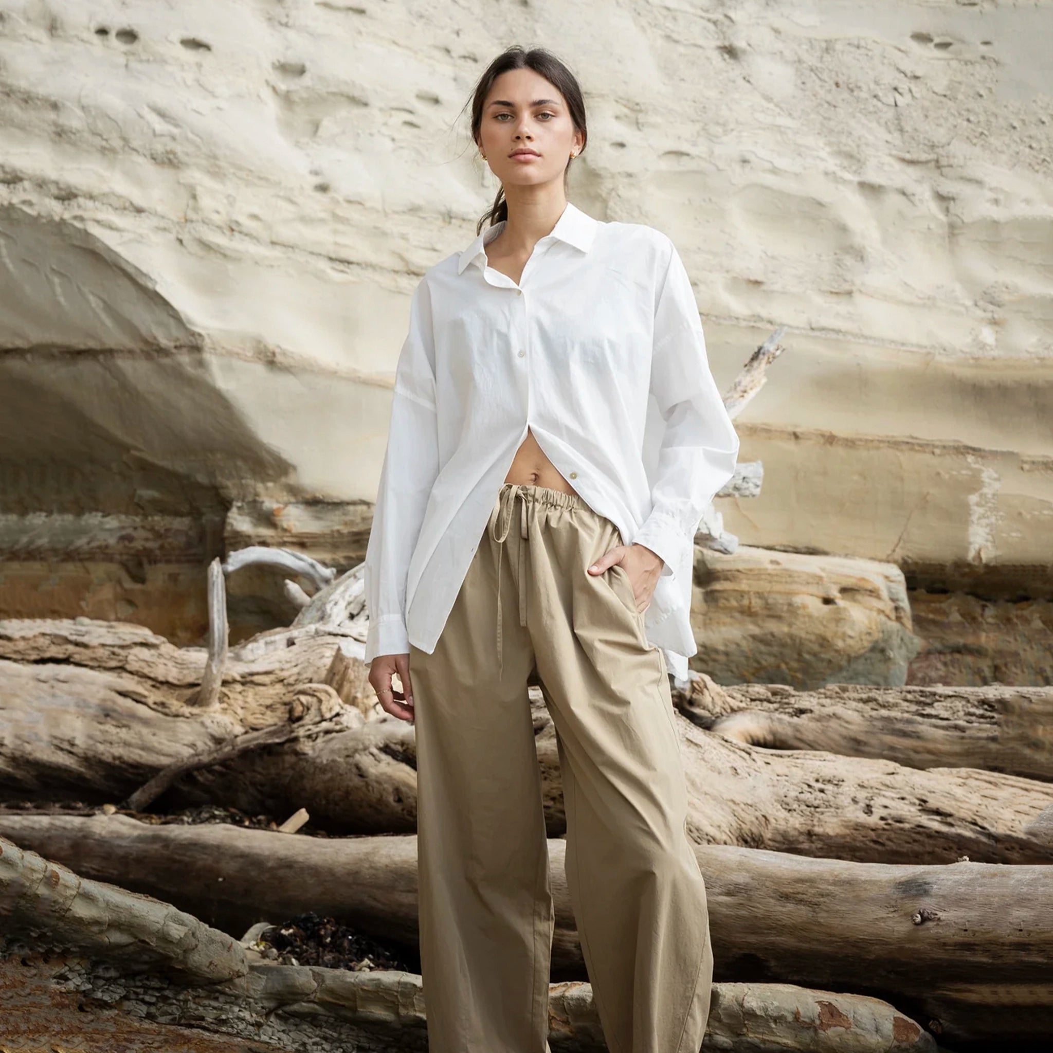 Sophie Effortless Pants - Sand