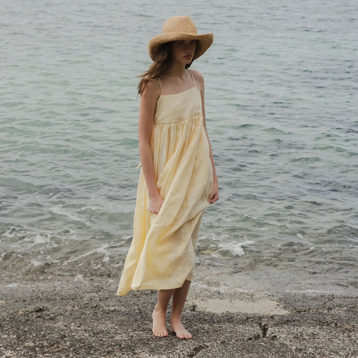 Sophie Go To Dress - Lemon