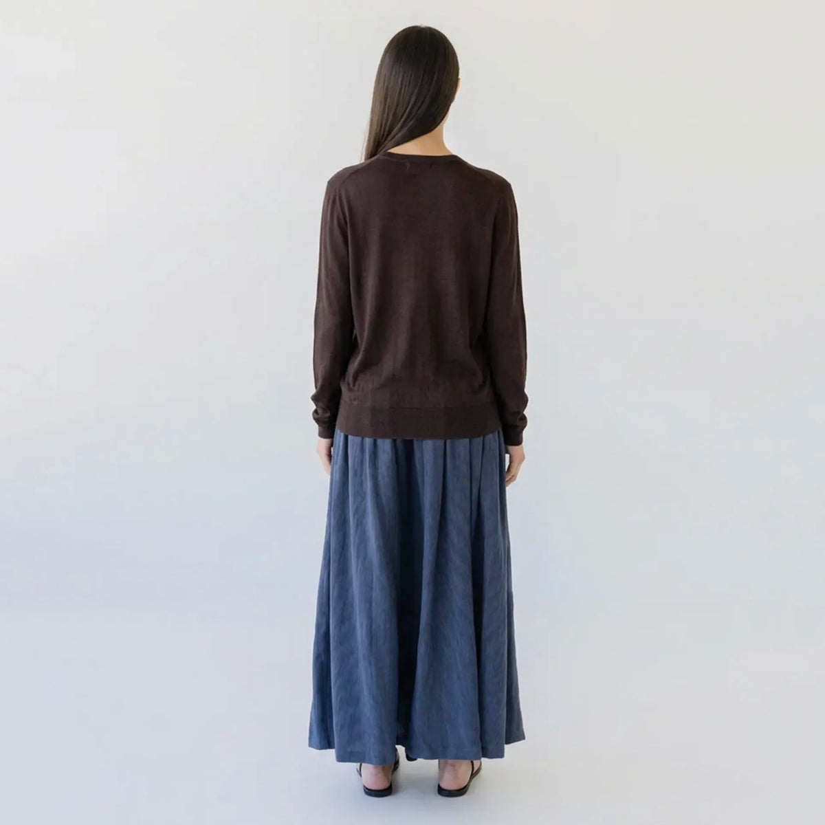 Sophie Knit Button Cardigan - Cocoa