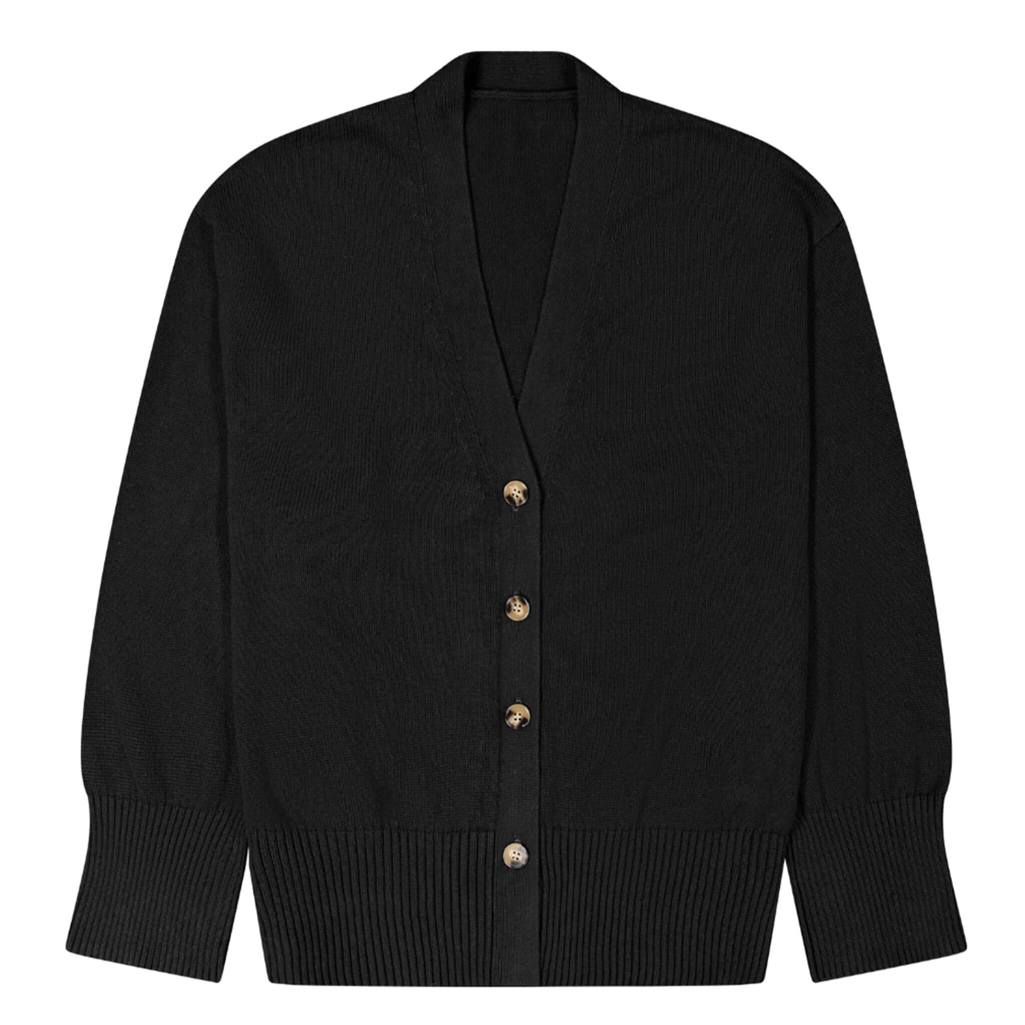 Alt Tag: Sophie Love Me Cotton & Cashmere Cardigan - Ash oversized cotton-cashmere cardigan with button front and relaxed dropped shoulders
