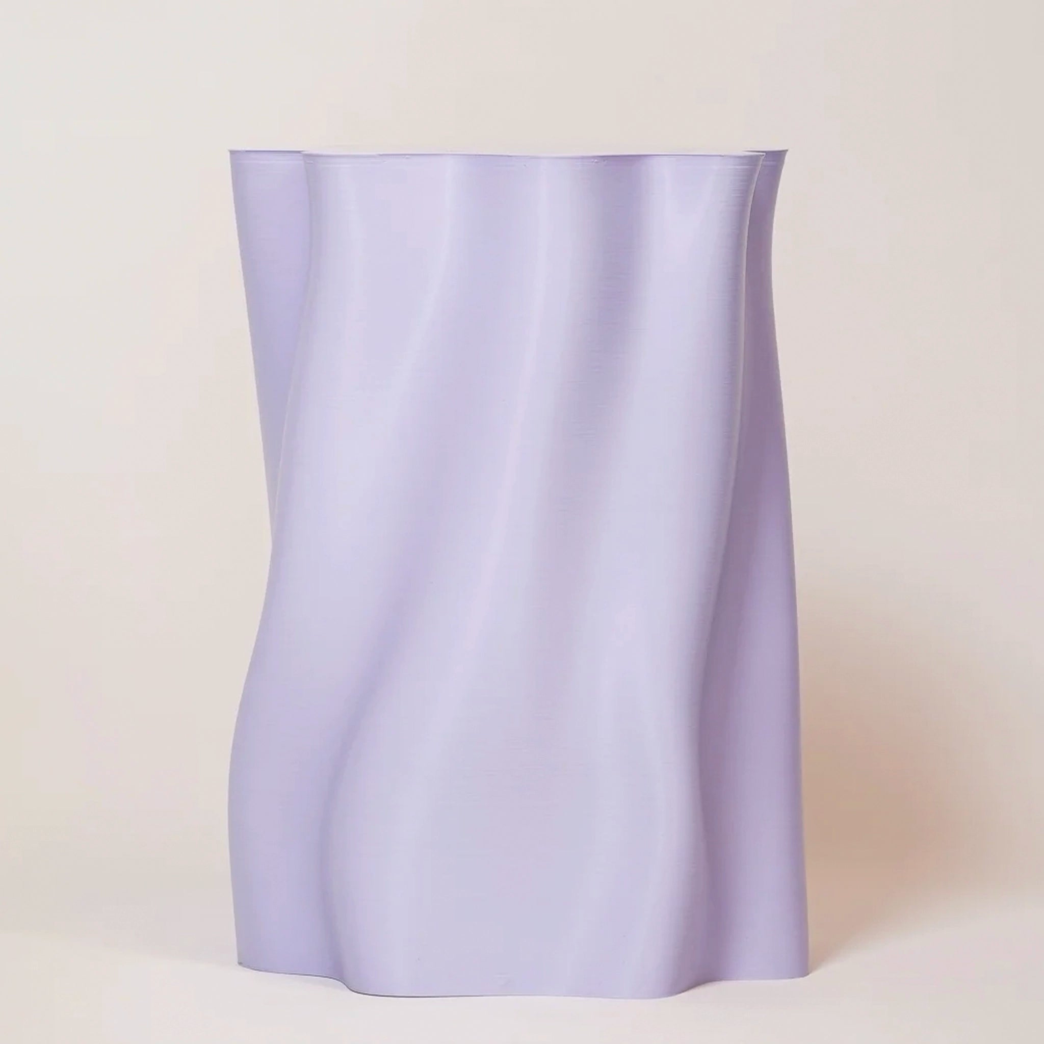 Lavender stool on a light beige background