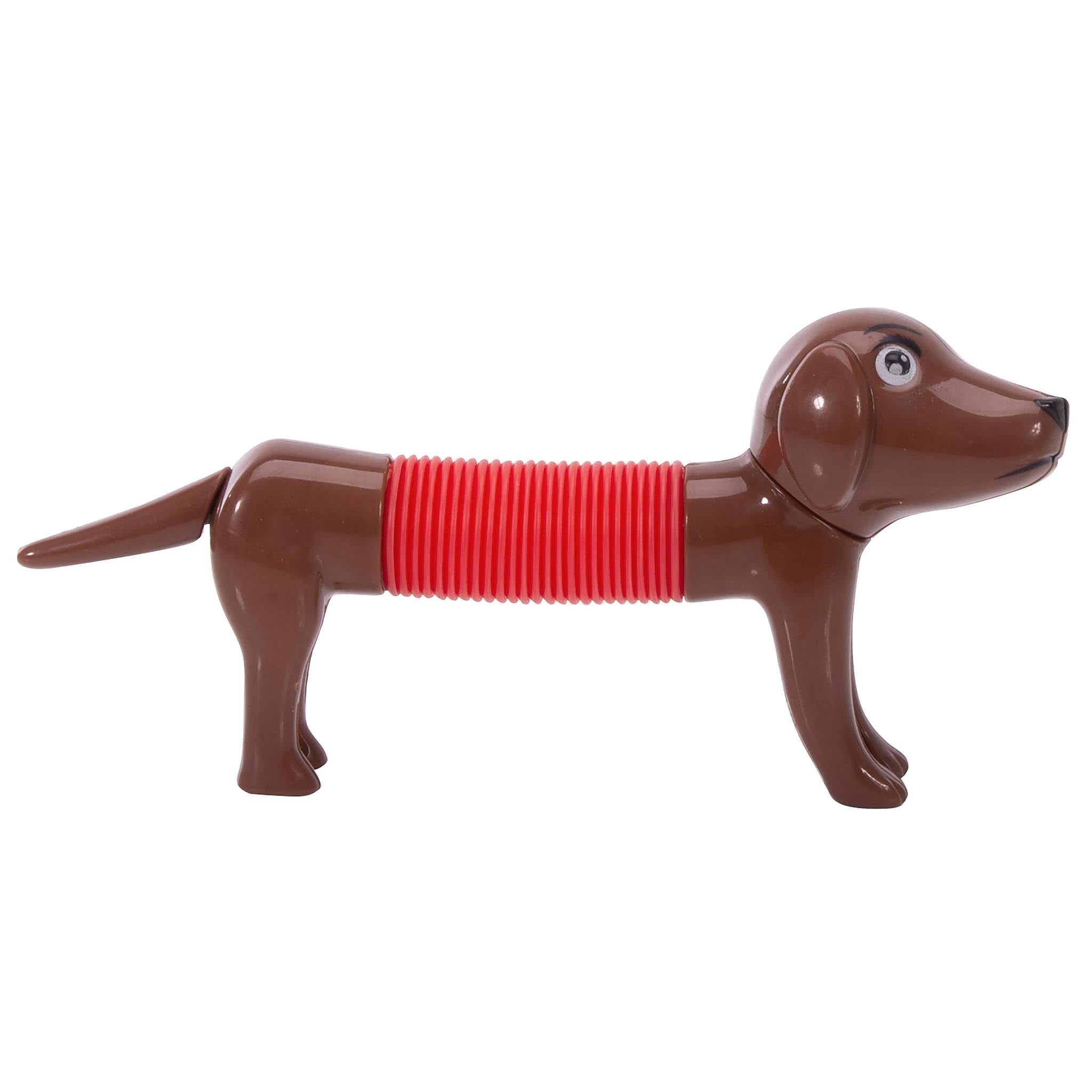 Springy Sausage Dog Toys Not specified Brown & Red 