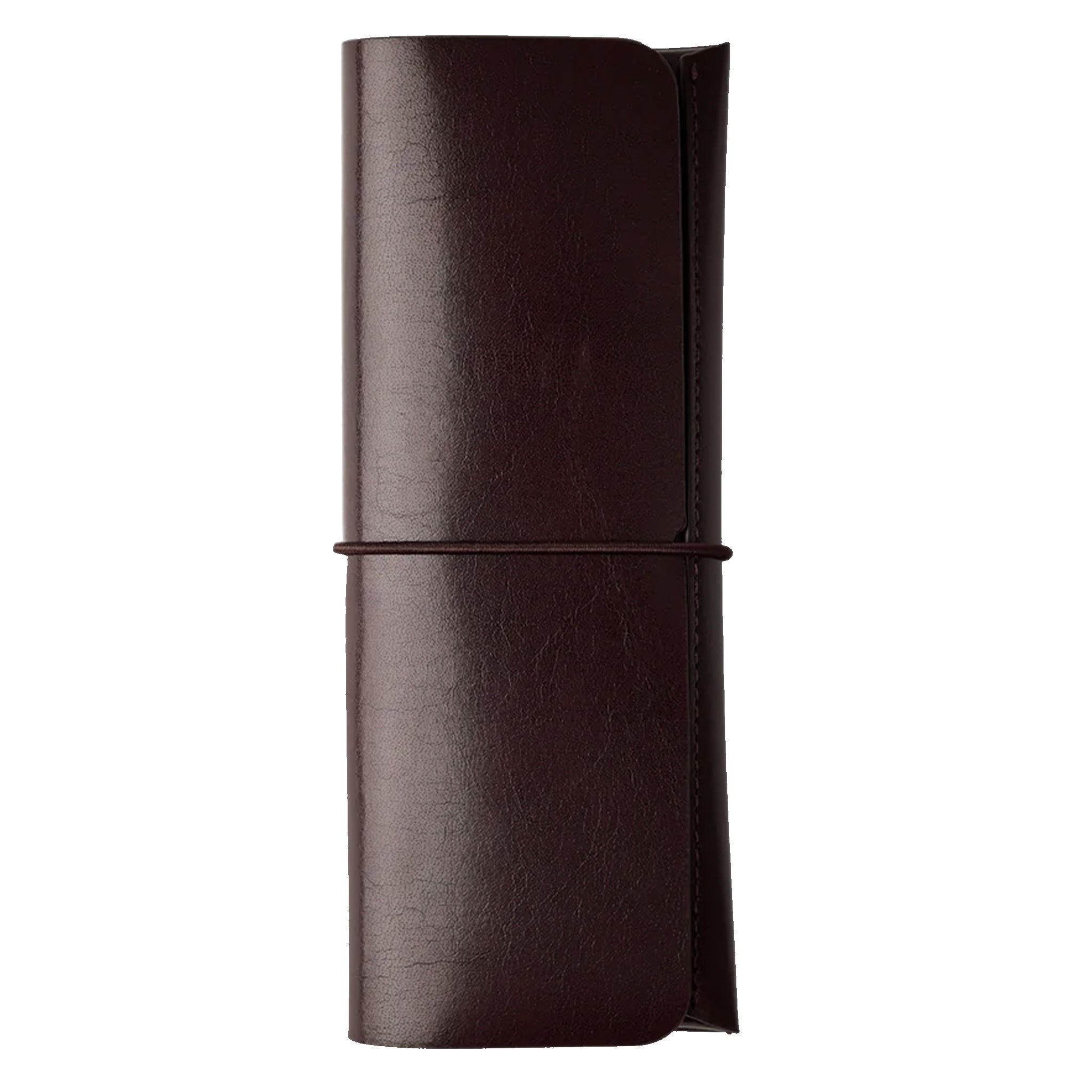 Milligram Recycled Leather Pen Case - Burgundy
