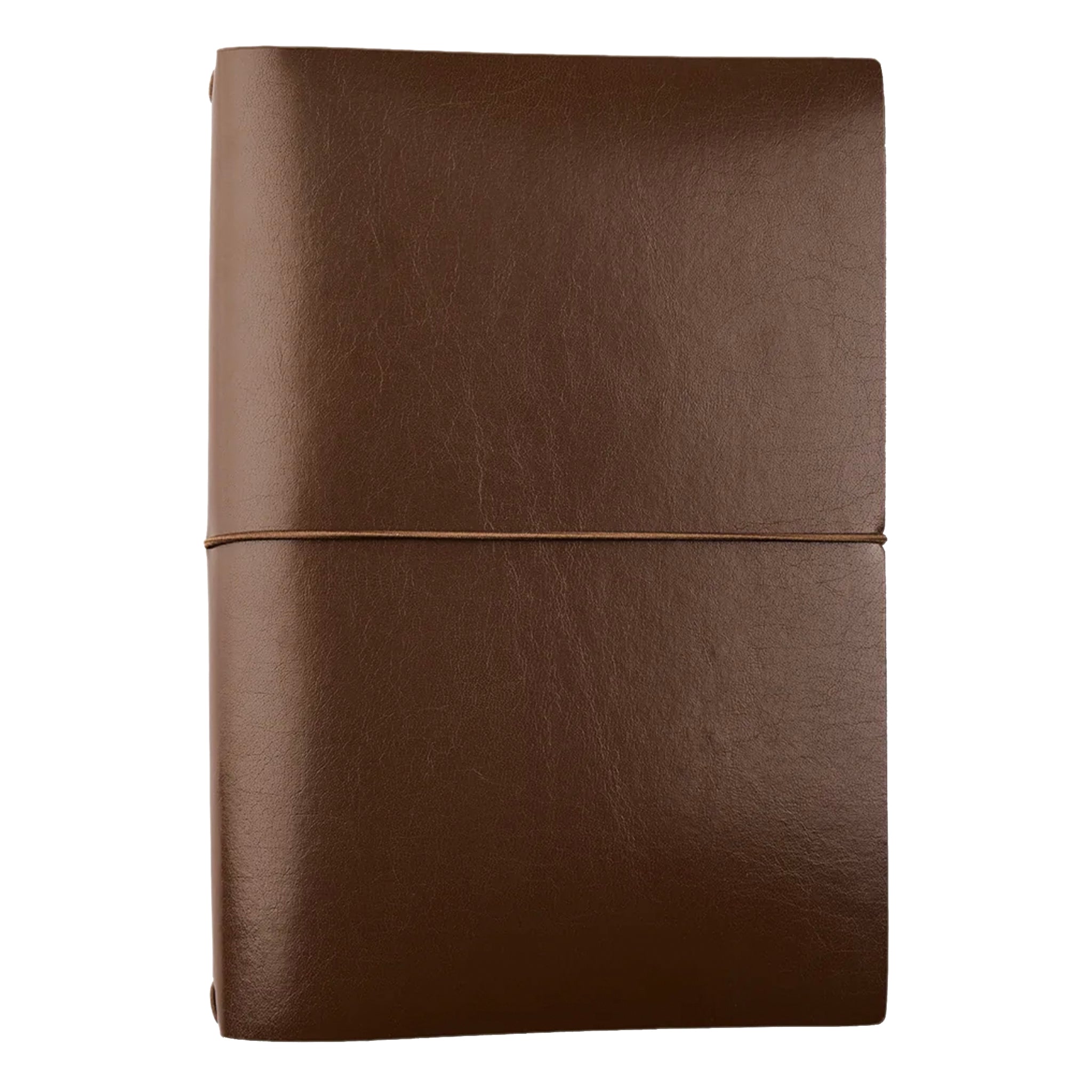 Milligram Recycled Leather Journal Set A5 - Chocolate