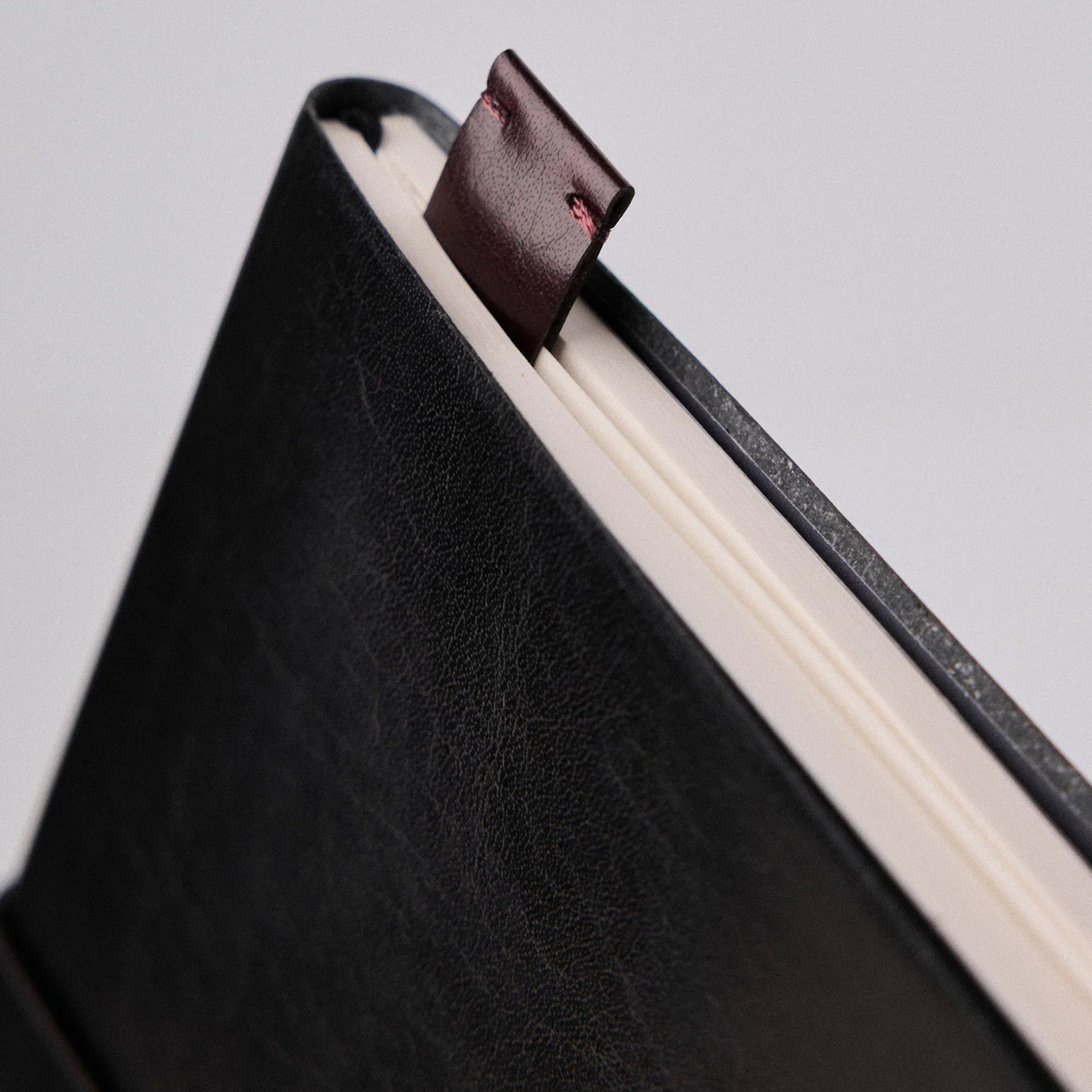 Studio Milligram Recycled Leather Bookmark - Burgundy