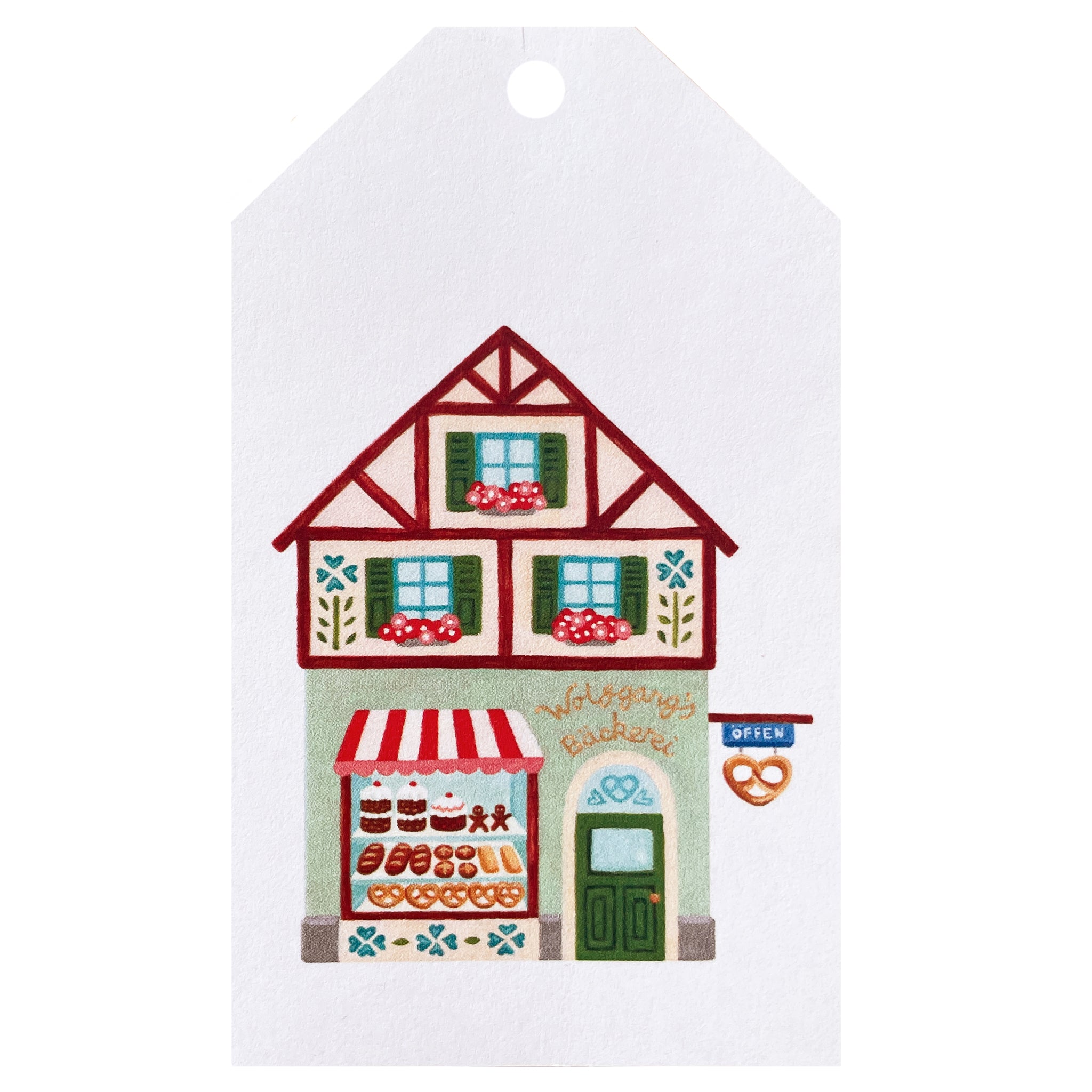 Tea Pea Gift Tag - German Village Bakery