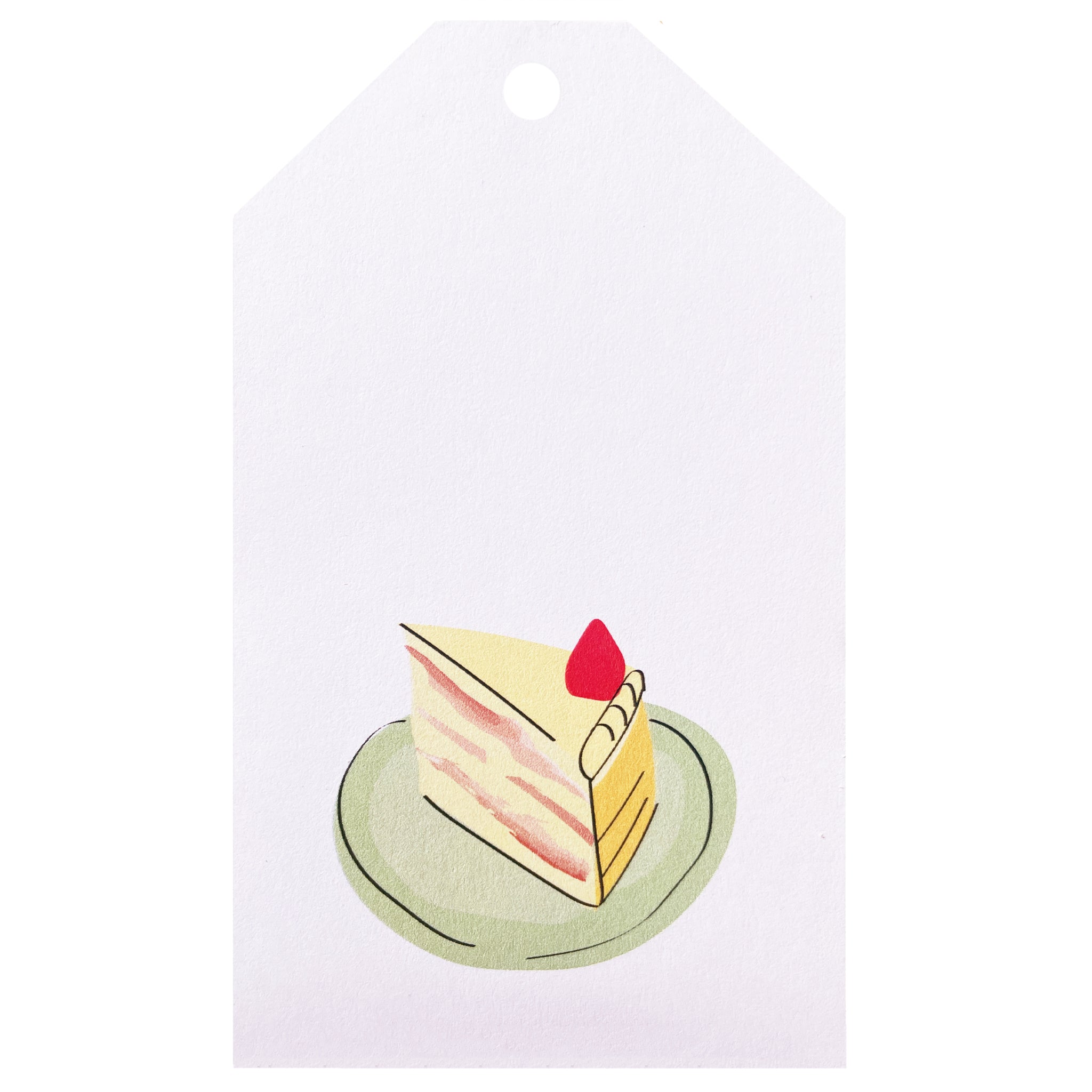 Tea Pea Gift Tag - Piece of Cake