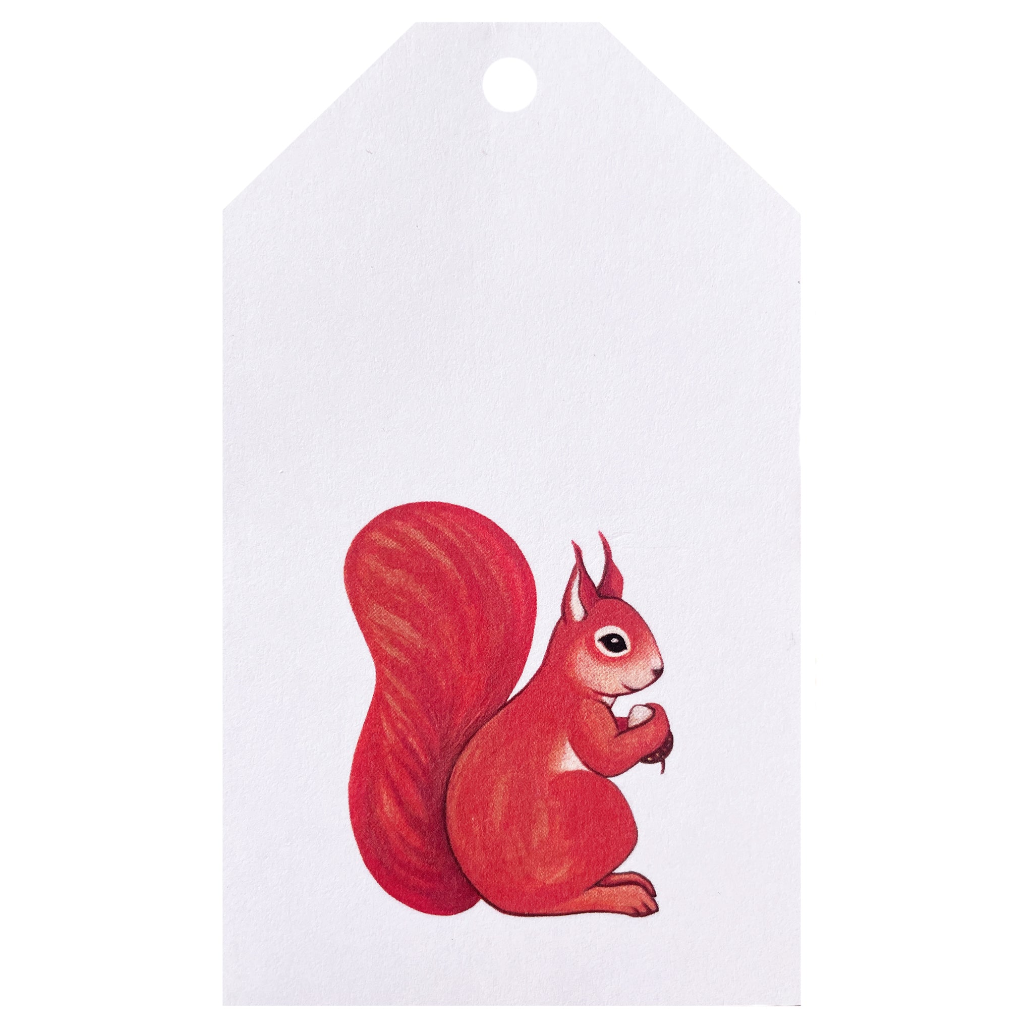 Tea Pea Gift Tag - Squirrel