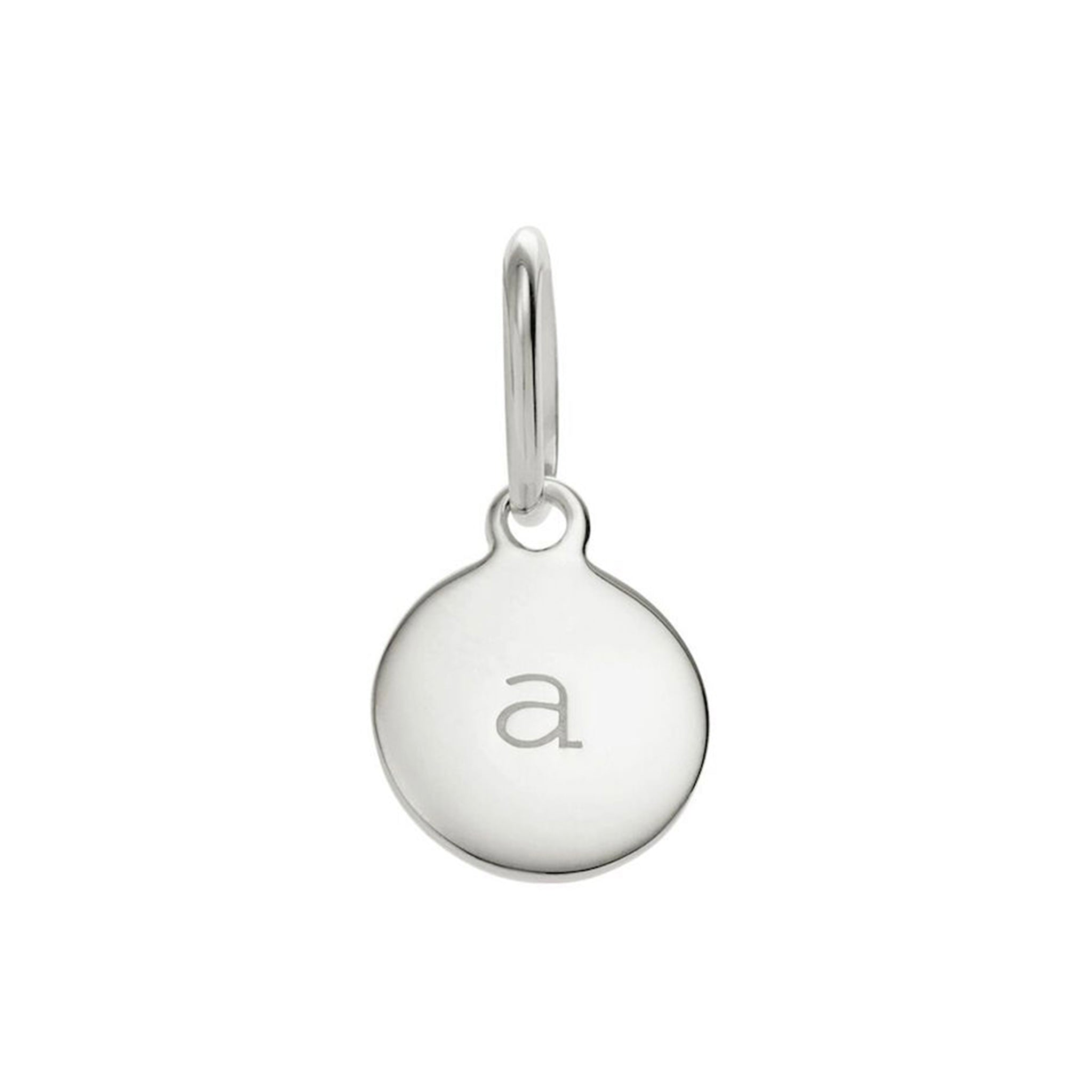 Little Kirstin Ash Circle Initials - Sterling Silver - Tea Pea Home