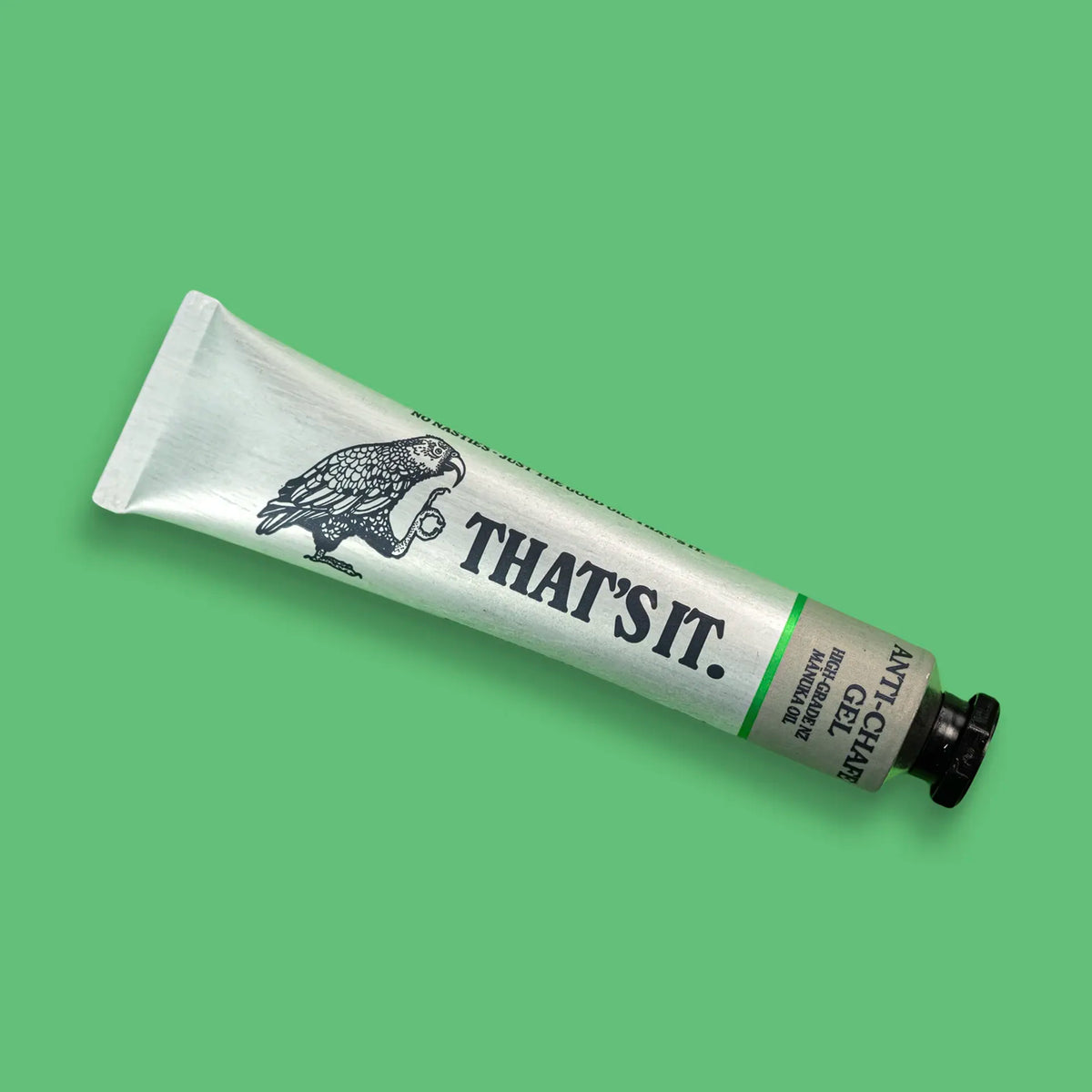 That's It Anti-Chafe Gel tube on a green background