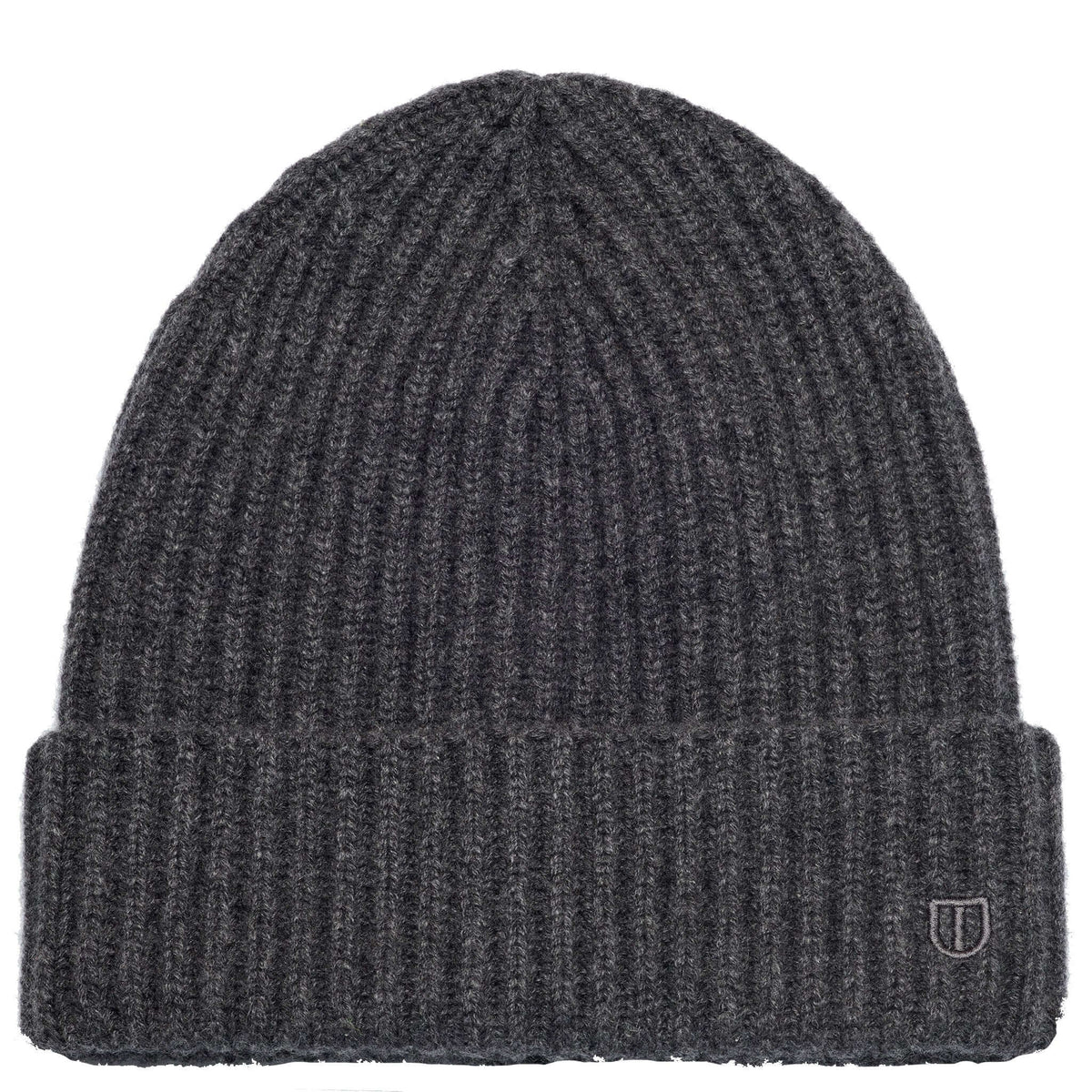The Uniform Cashmere Chunkier Beanie - Charcoal | Warm | Tea Pea