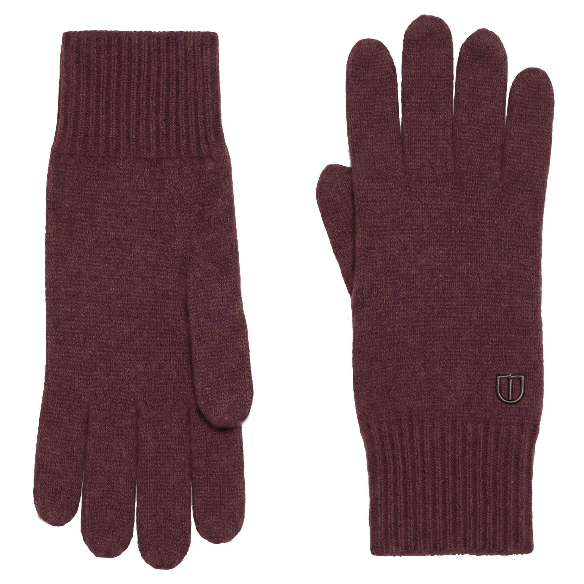 The Uniform Cashmere Gloves - Espresso, luxurious cashmere gloves in a rich espresso color.