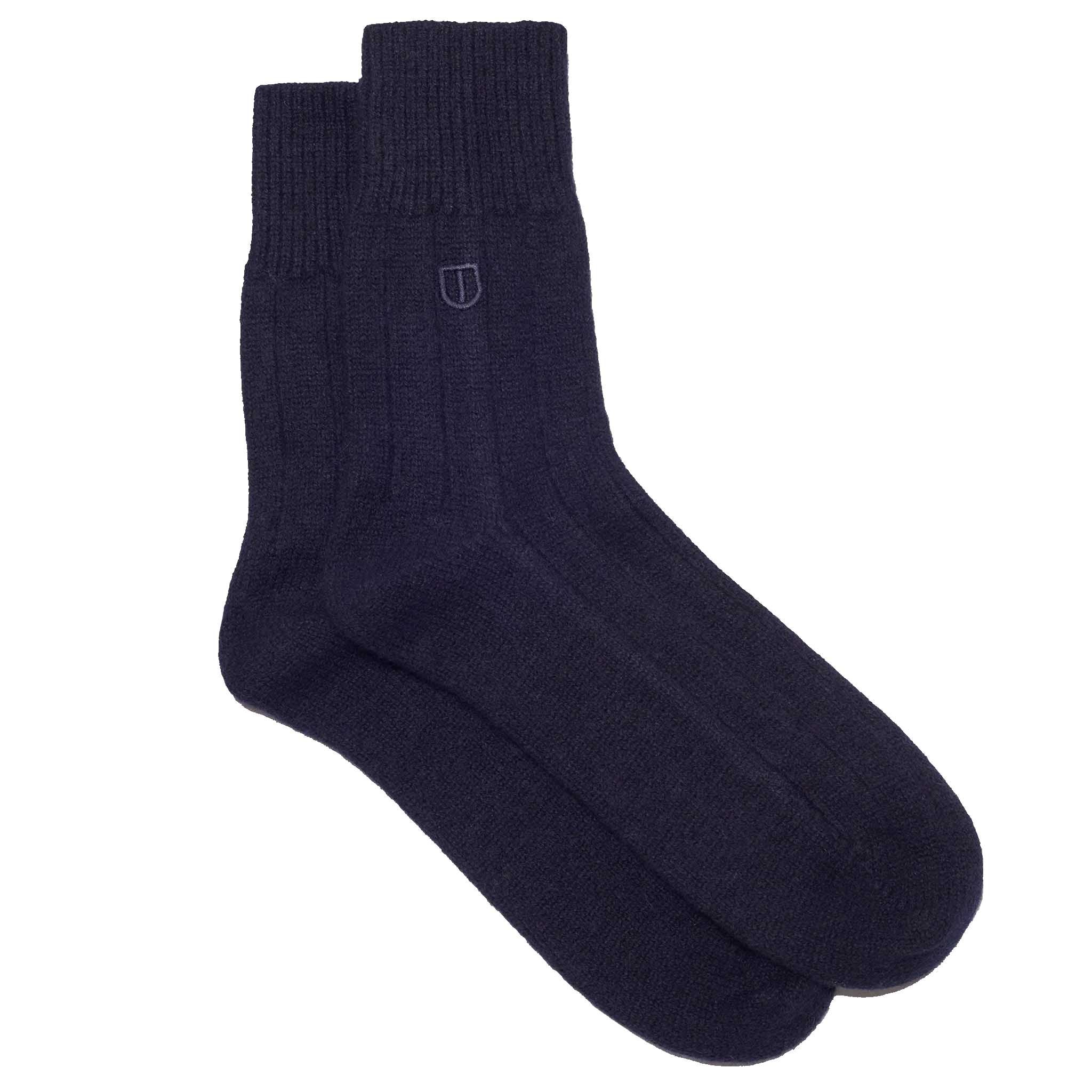 The Uniform Cashmere Socks - Navy