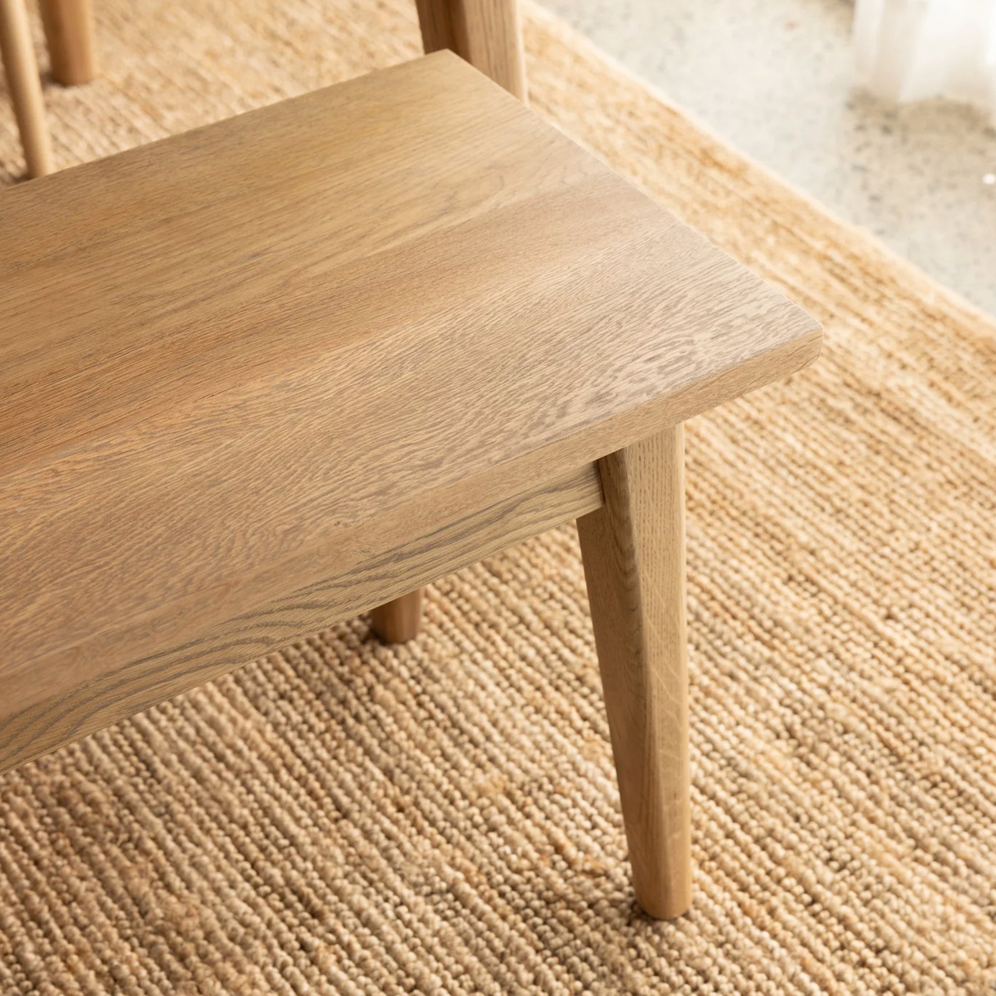 Vassa American Oak Bench