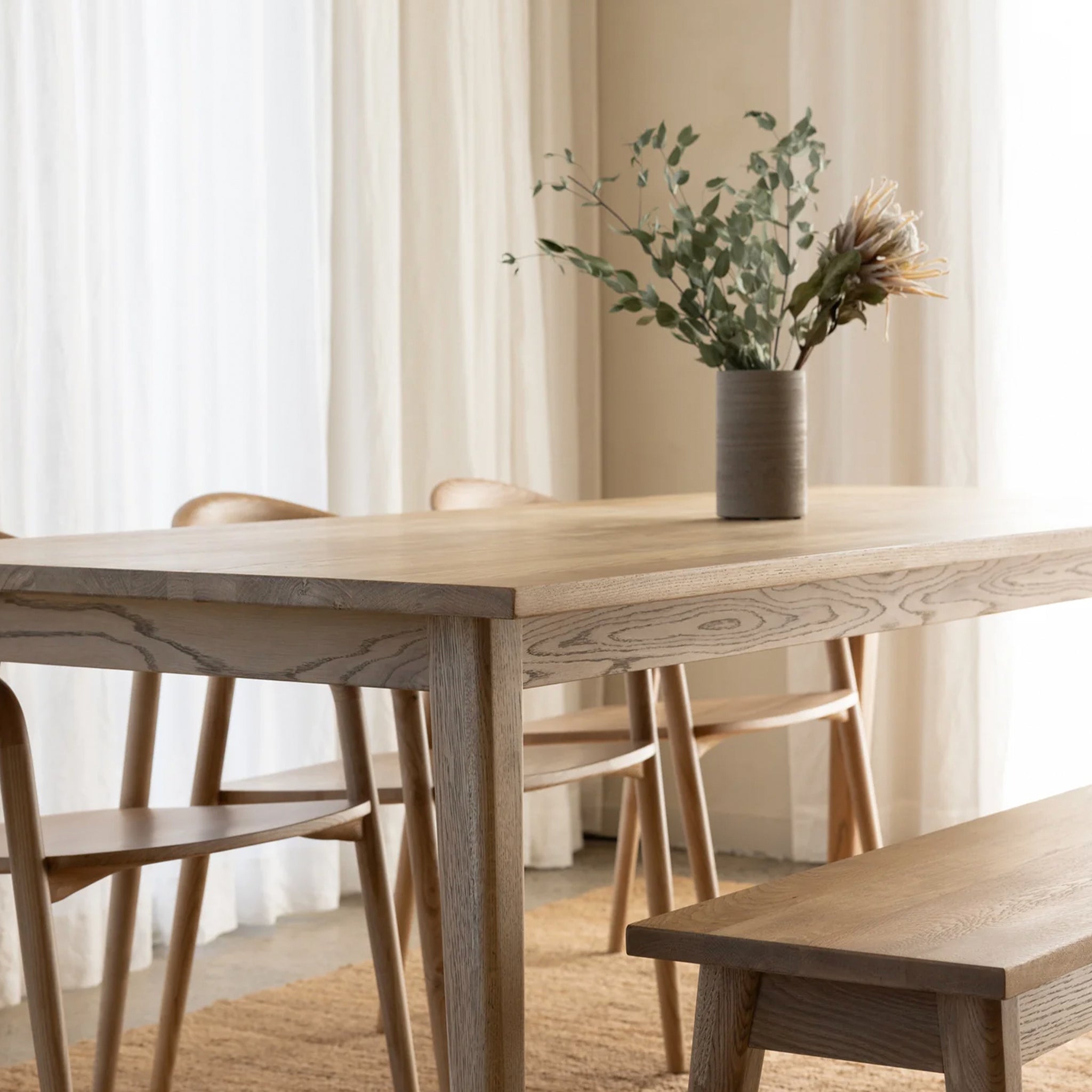 Vassa American Oak Dining Table