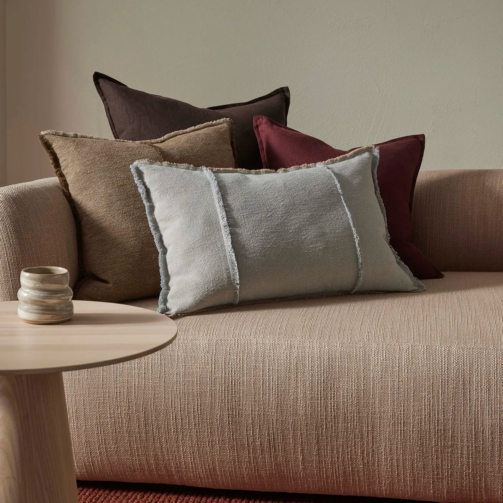 Weave Adela Cushion - Haze