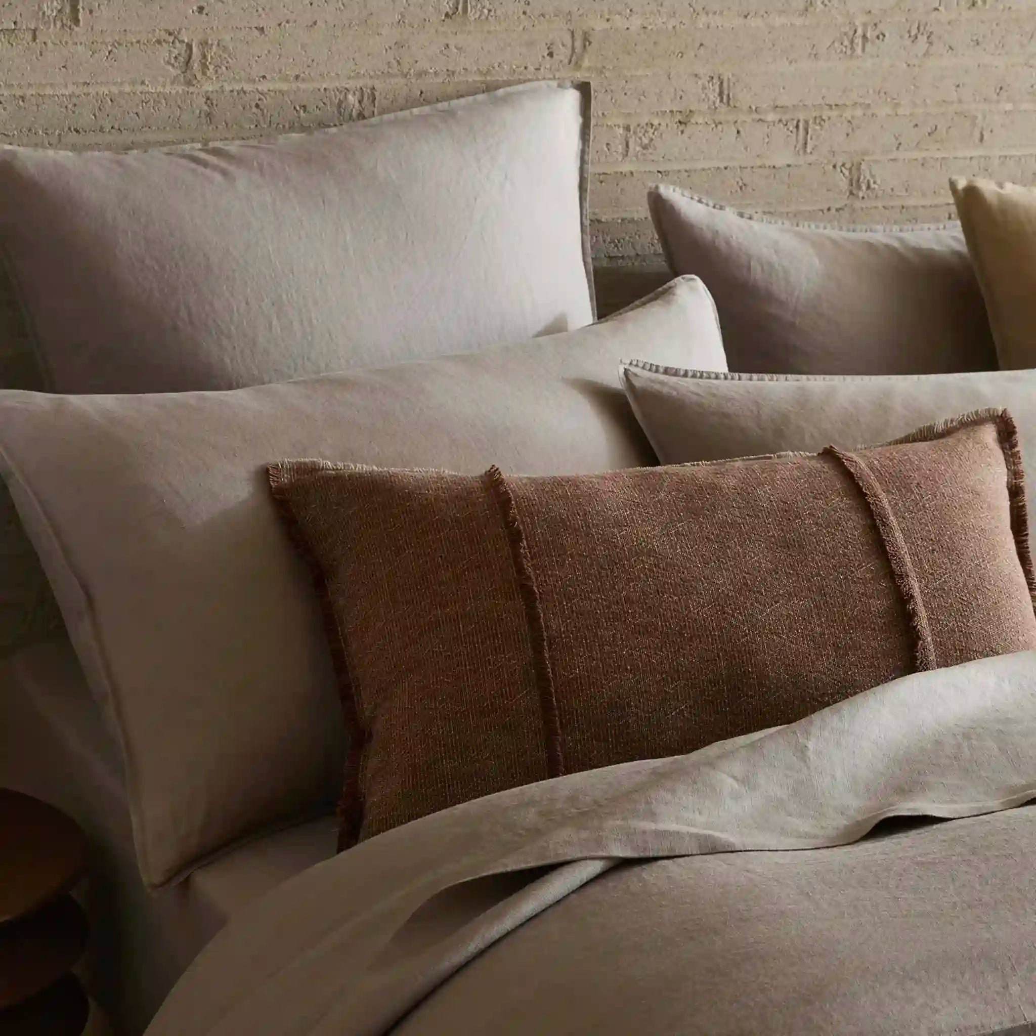 Weave Adela Cushion - Rust