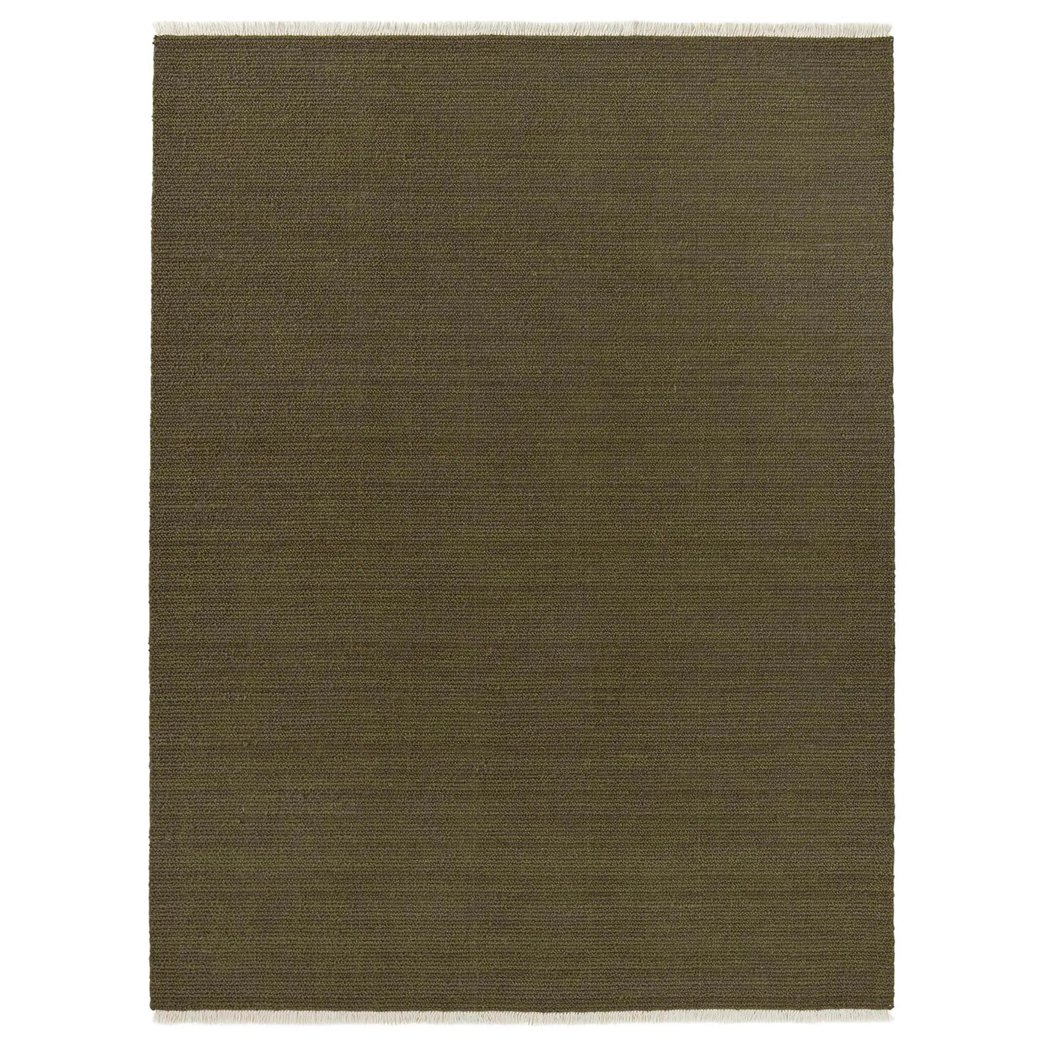 Solid brown rug on a white background