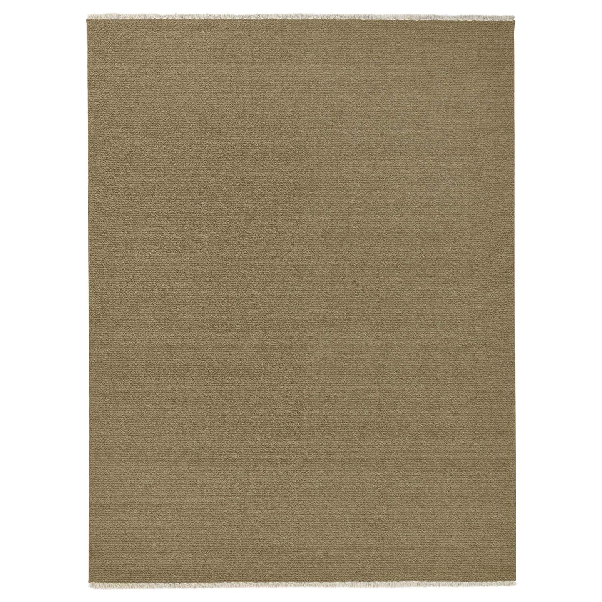 Beige rug on a white background