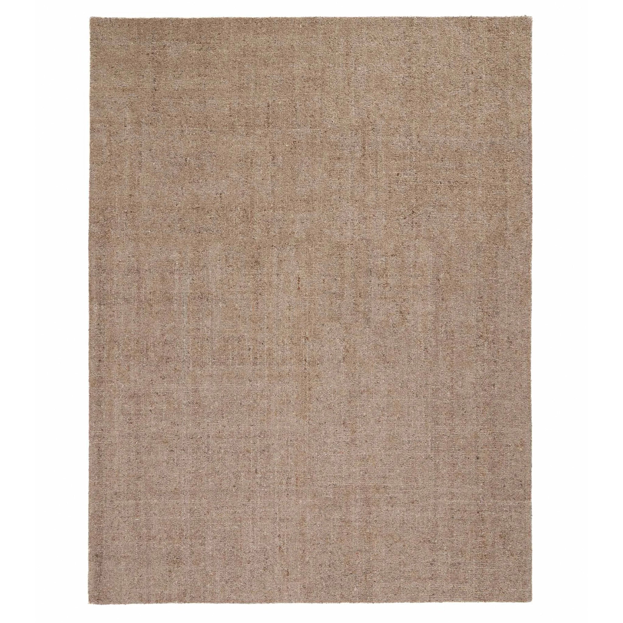 Beige rug on a white background