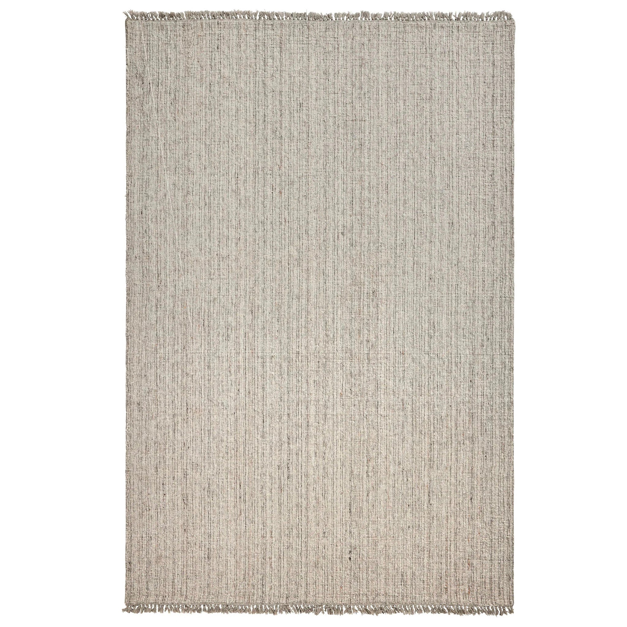Textured gray rug on a white background