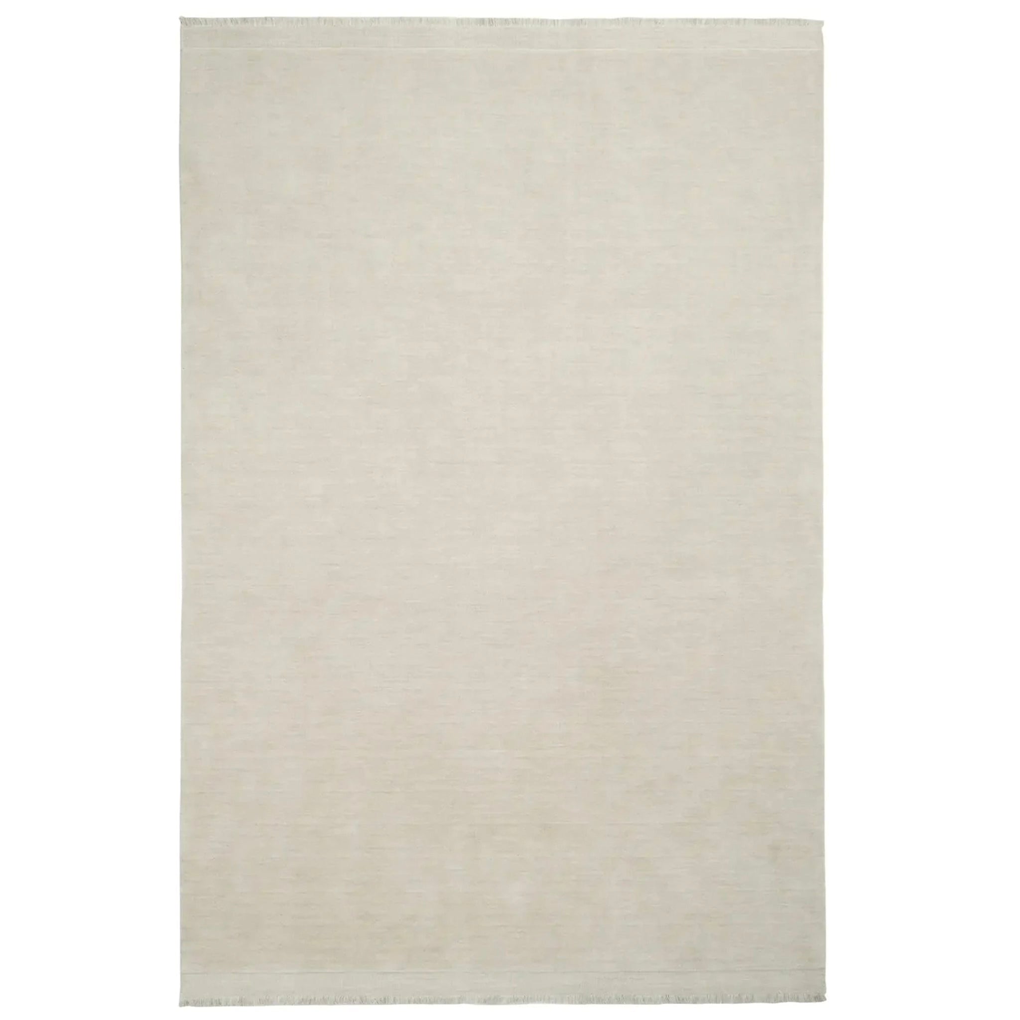 Beige rug on a white background