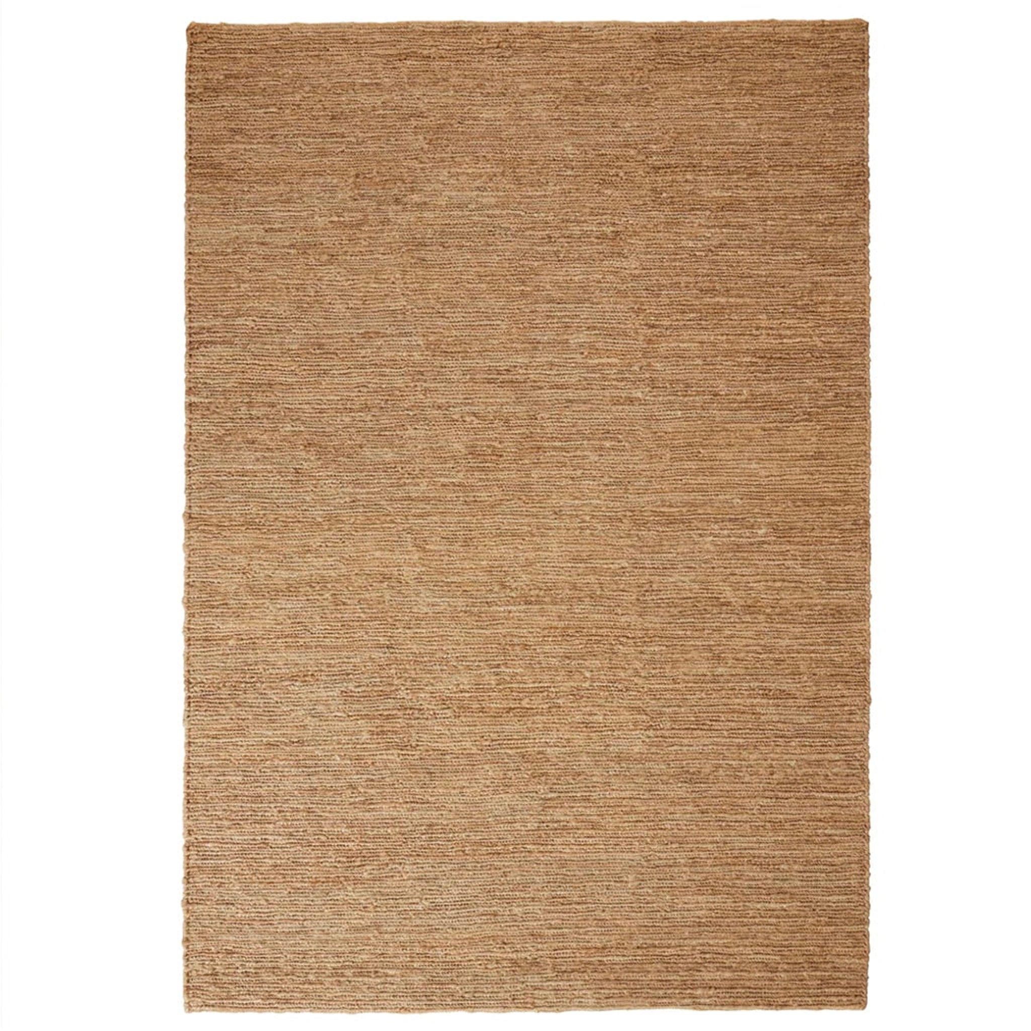 Brown area rug on a white background