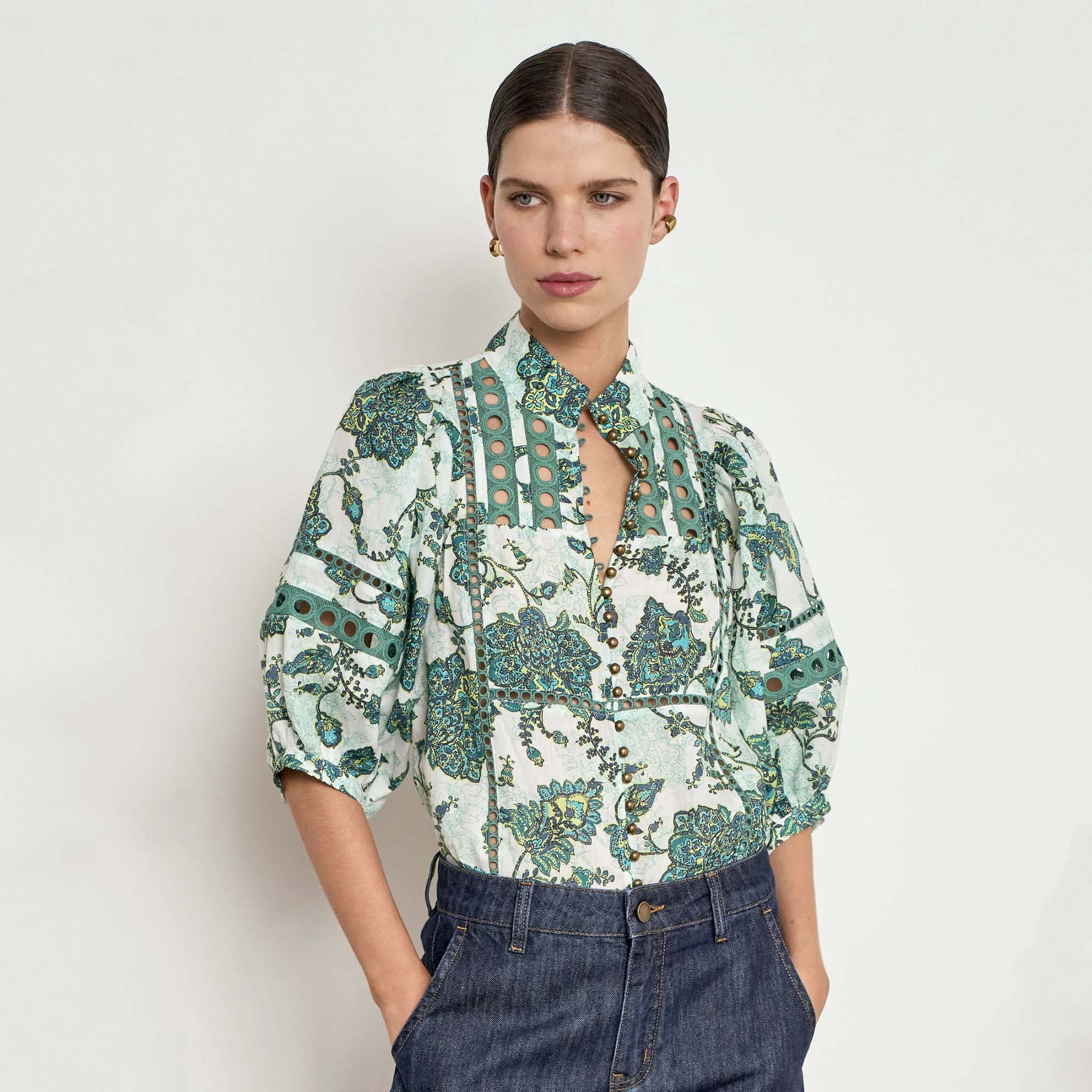Zoe Kratzmann Extend Top - Garden Paisley