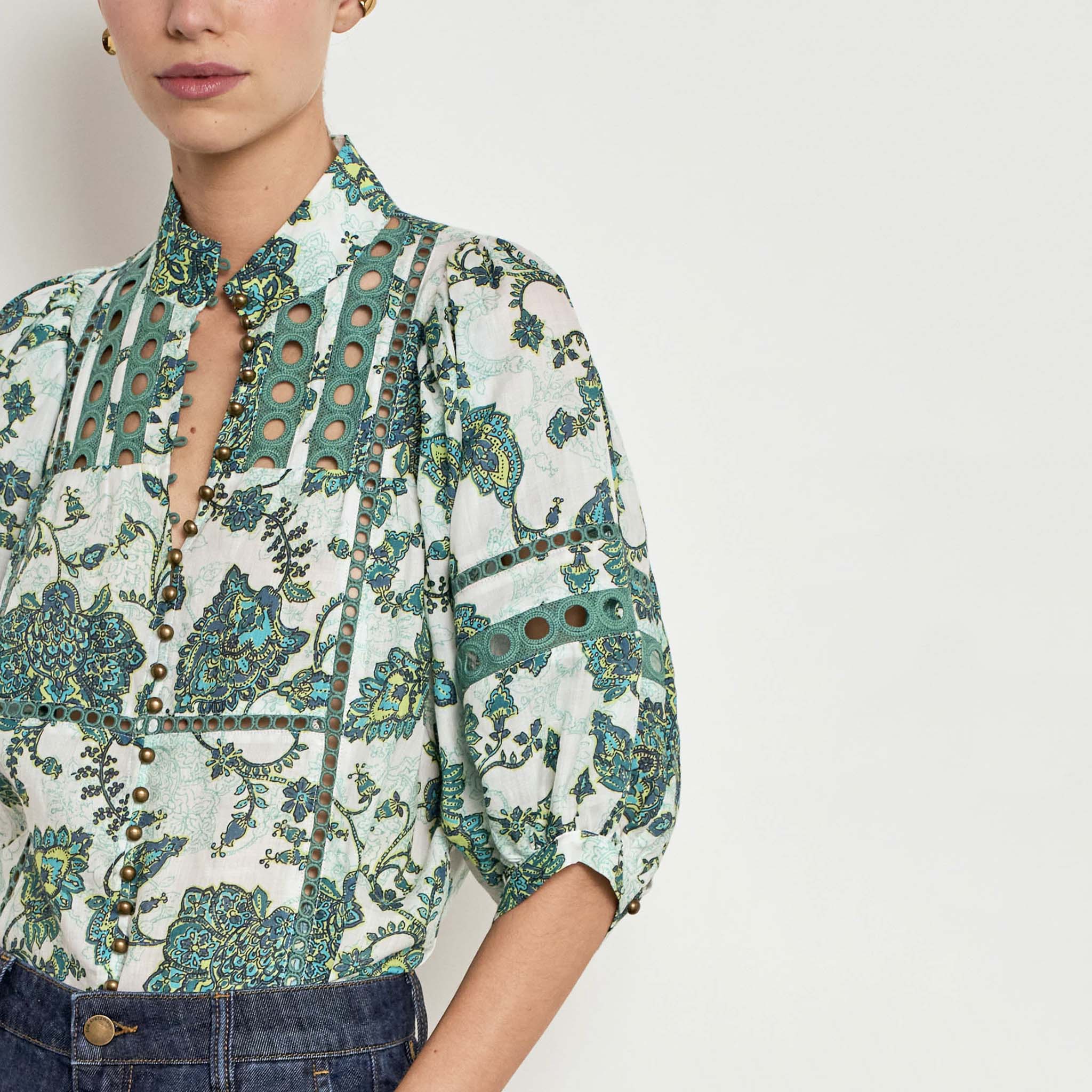 Zoe Kratzmann Extend Top - Garden Paisley