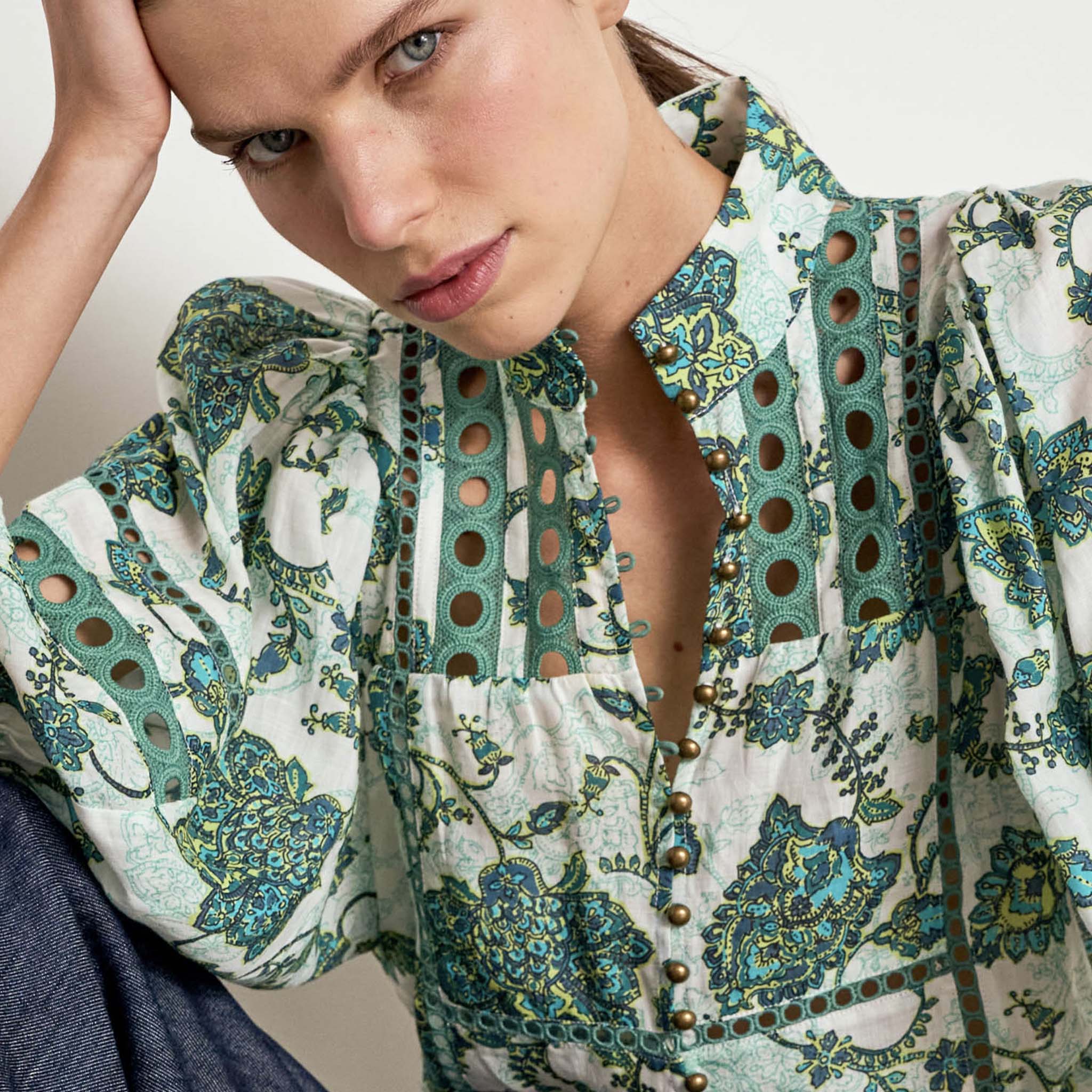 Zoe Kratzmann Extend Top - Garden Paisley