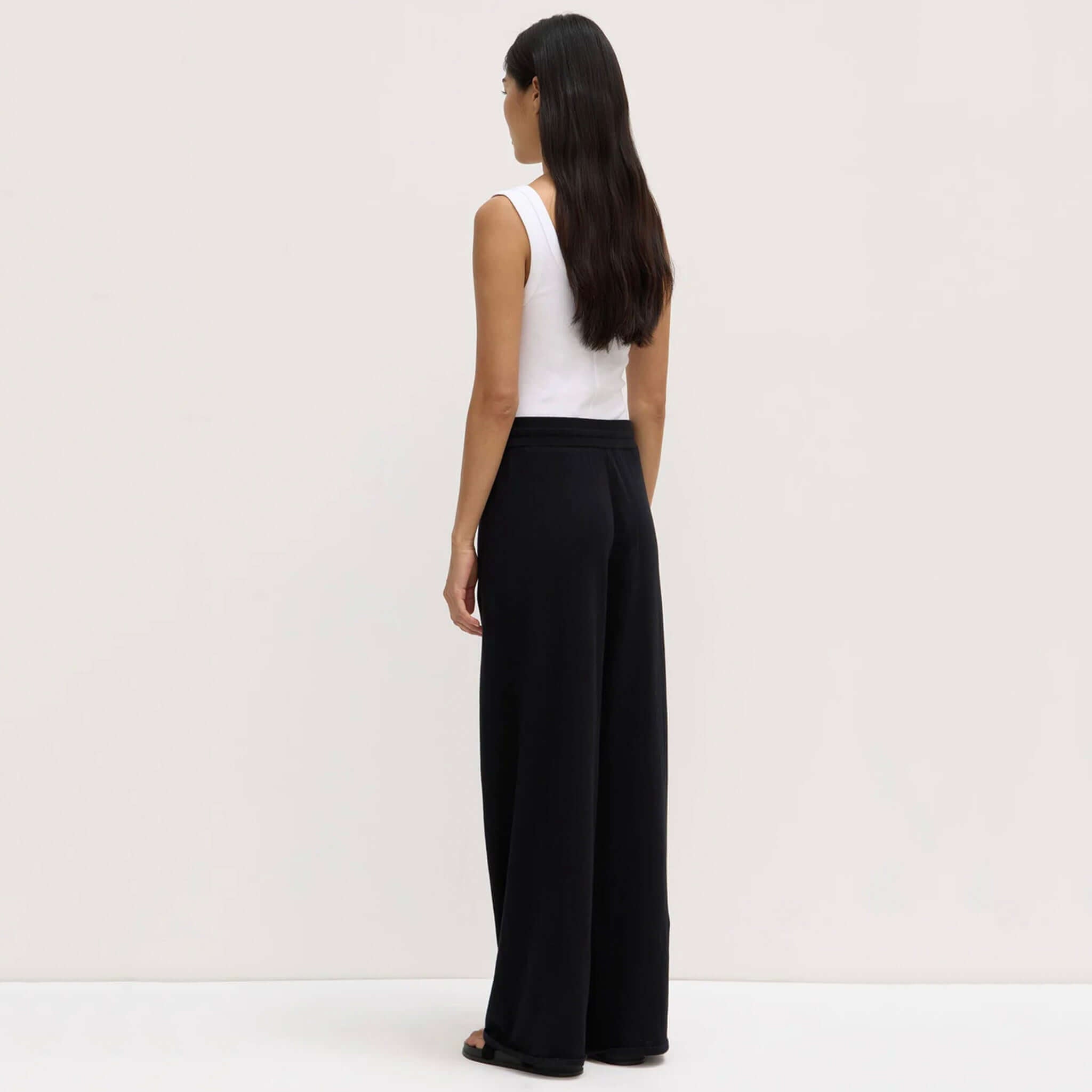 Assembly Label Cotton Cashmere Lounge Pants - Black