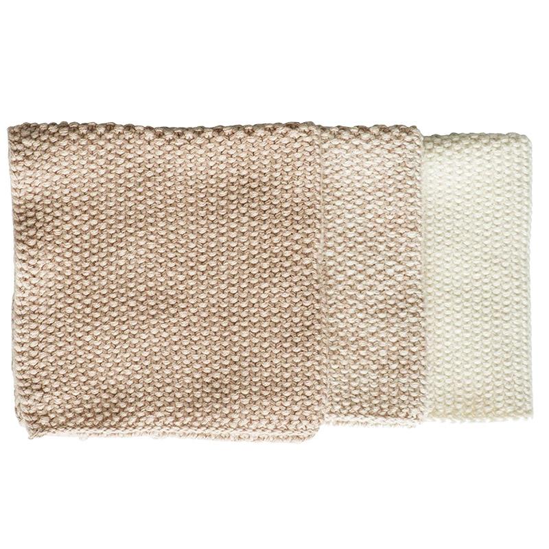 Bianca Lorenne Knitted Cotton Wash Cloth Set - Lavette Petal - Tea Pea Home