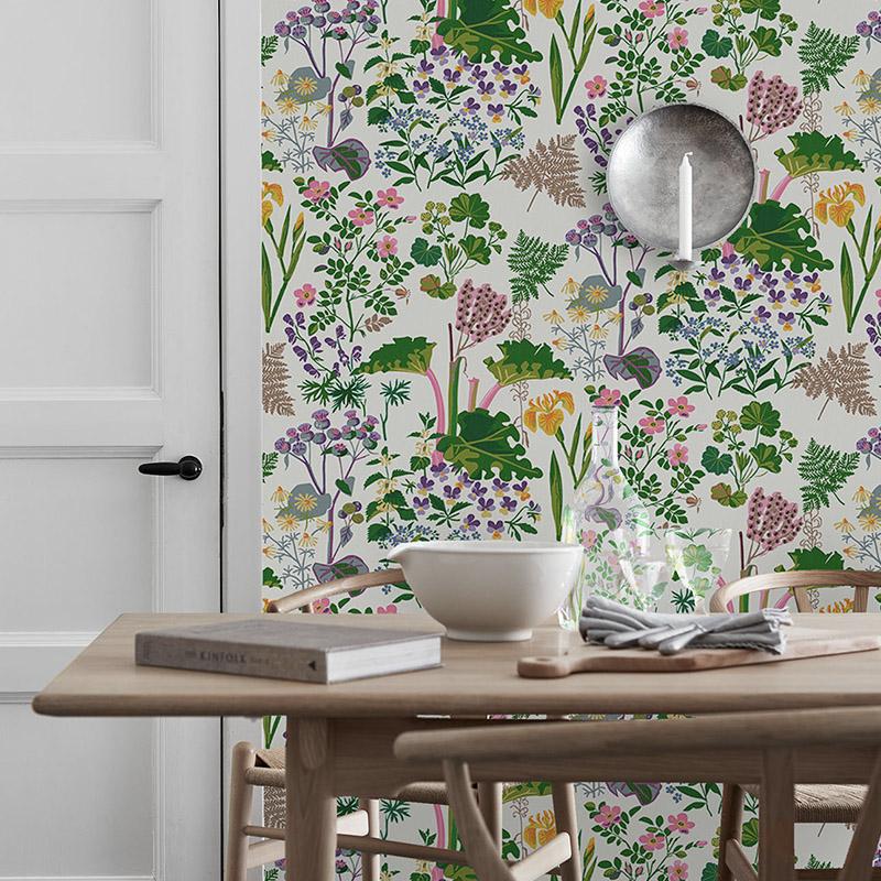 Boras Tapeter Sweden Wallpaper - Rabarber - Tea Pea Home