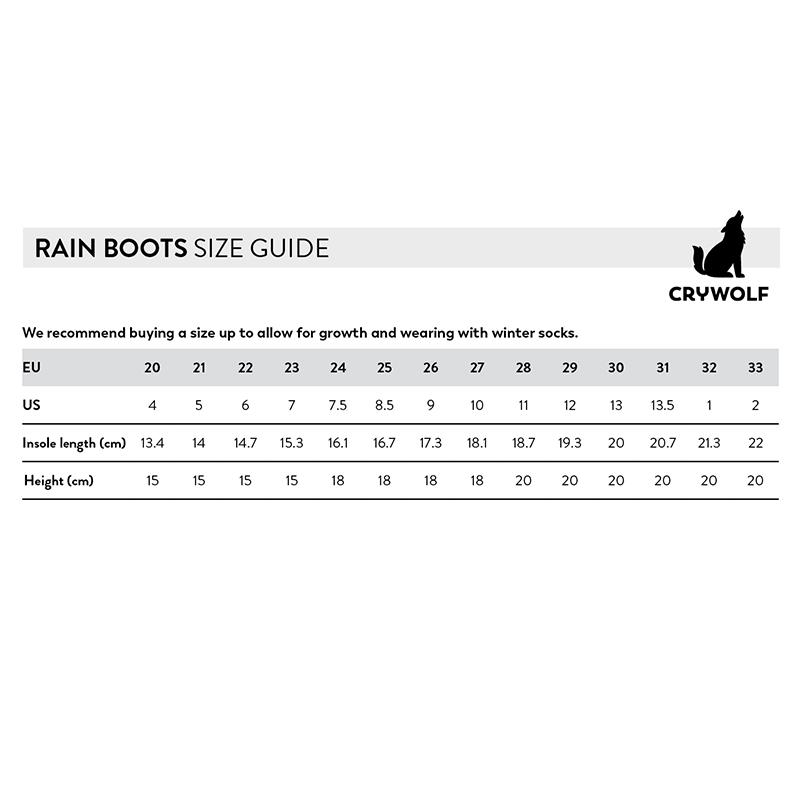 Crywolf Rain Boots - Black - Tea Pea Home
