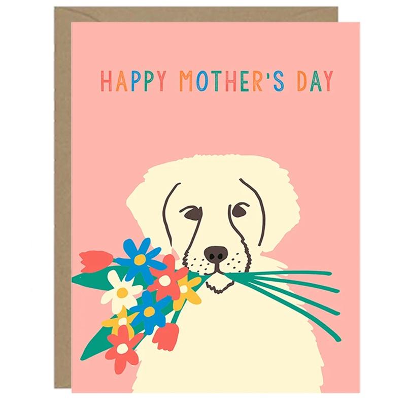 Emma Cooter Draws Card - Puppy Mum Love - Tea Pea Home
