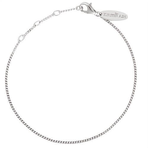Kirstin Ash Bespoke Collection Adjustable Curb Bracelet - Sterling Silver - Tea Pea Home