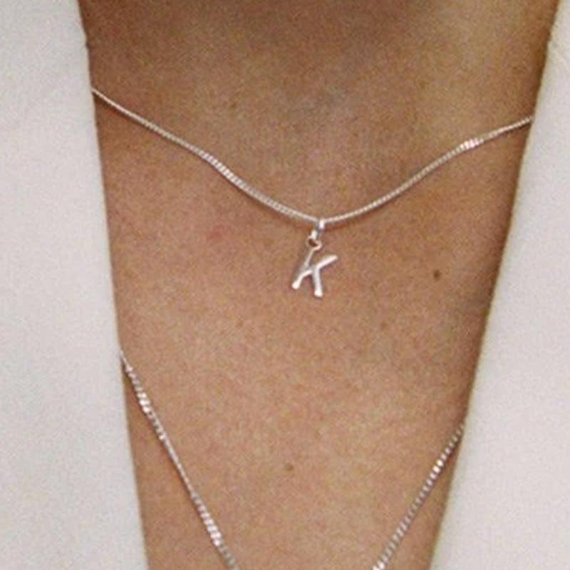 Kirstin Ash Bespoke Collection Outline Initials - Sterling Silver - Tea Pea Home