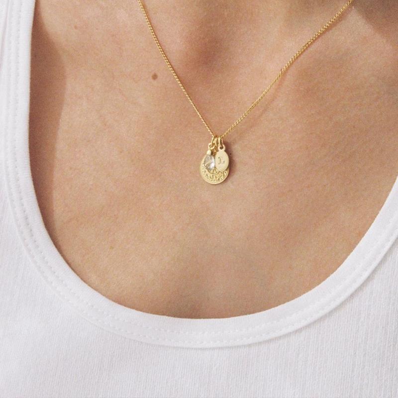 Kirstin Ash Bespoke Collection Oval Initials - 18k Gold Vermeil - Tea Pea Home