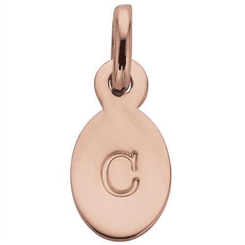 Kirstin Ash Bespoke Collection Oval Initials - 18k Rose Gold Vermeil - Tea Pea Home