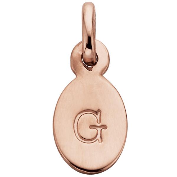 Kirstin Ash Bespoke Collection Oval Initials - 18k Rose Gold Vermeil - Tea Pea Home