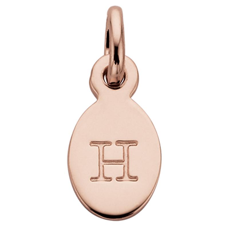 Kirstin Ash Bespoke Collection Oval Initials - 18k Rose Gold Vermeil - Tea Pea Home