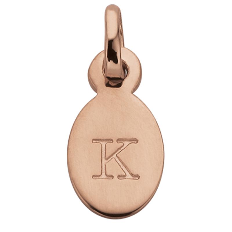 Kirstin Ash Bespoke Collection Oval Initials - 18k Rose Gold Vermeil - Tea Pea Home