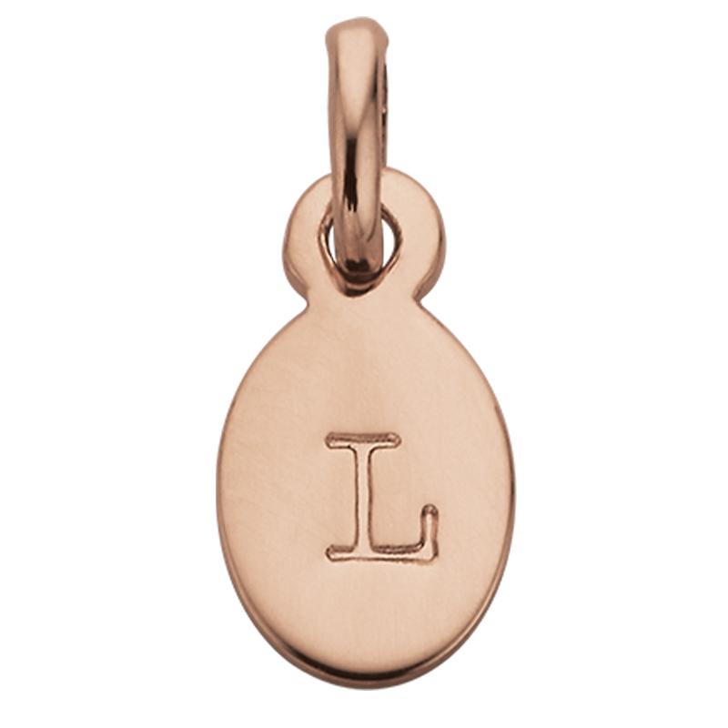 Kirstin Ash Bespoke Collection Oval Initials - 18k Rose Gold Vermeil - Tea Pea Home