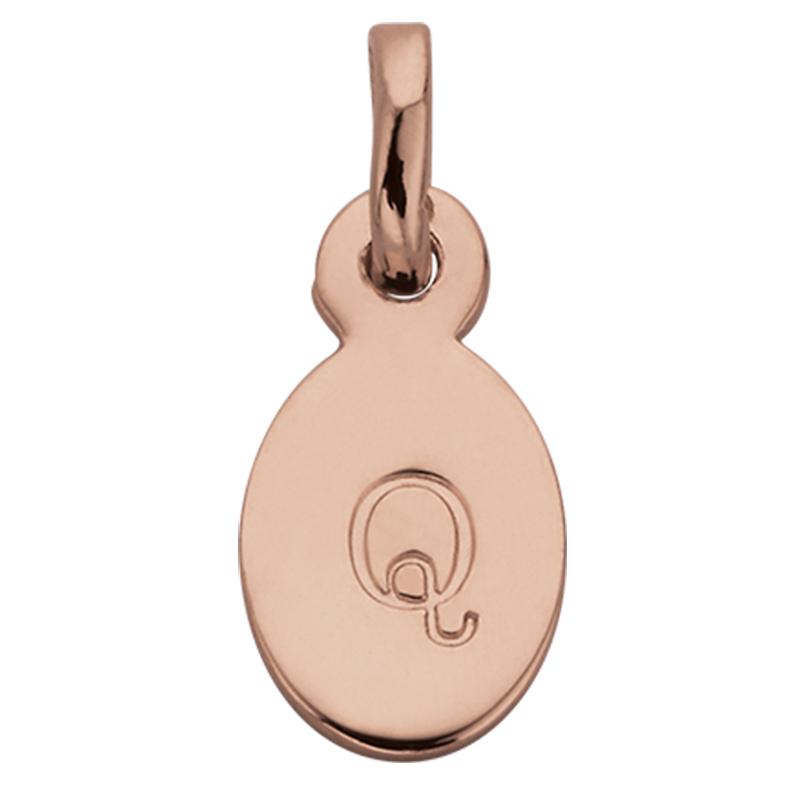 Kirstin Ash Bespoke Collection Oval Initials - 18k Rose Gold Vermeil - Tea Pea Home