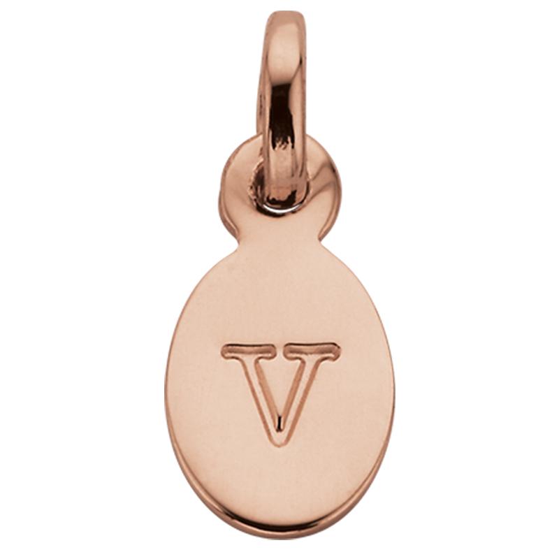 Kirstin Ash Bespoke Collection Oval Initials - 18k Rose Gold Vermeil - Tea Pea Home