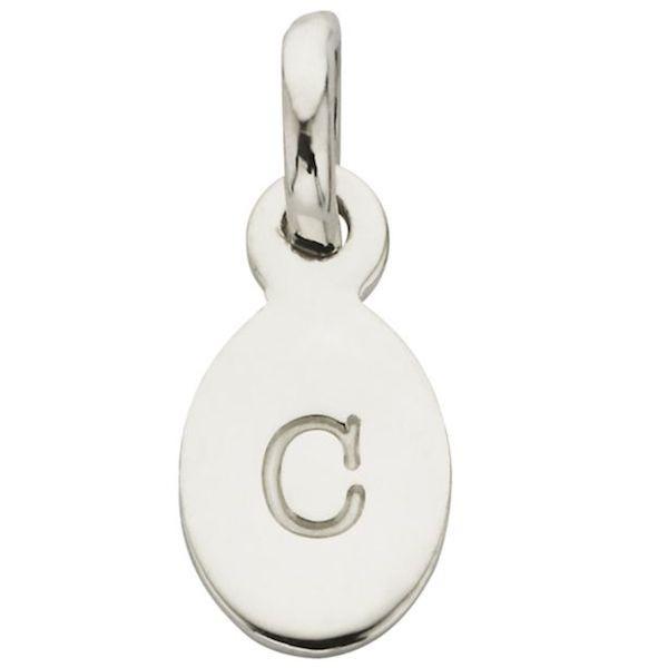 Kirstin Ash Bespoke Collection Oval Initials - Sterling Silver - Tea Pea Home