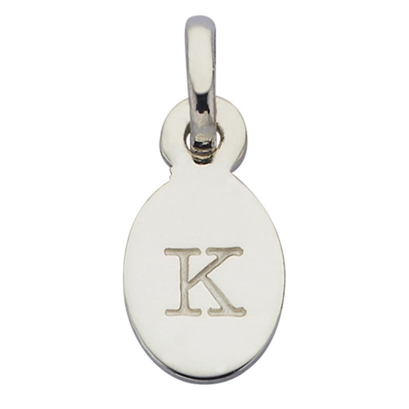 Kirstin Ash Bespoke Collection Oval Initials - Sterling Silver - Tea Pea Home